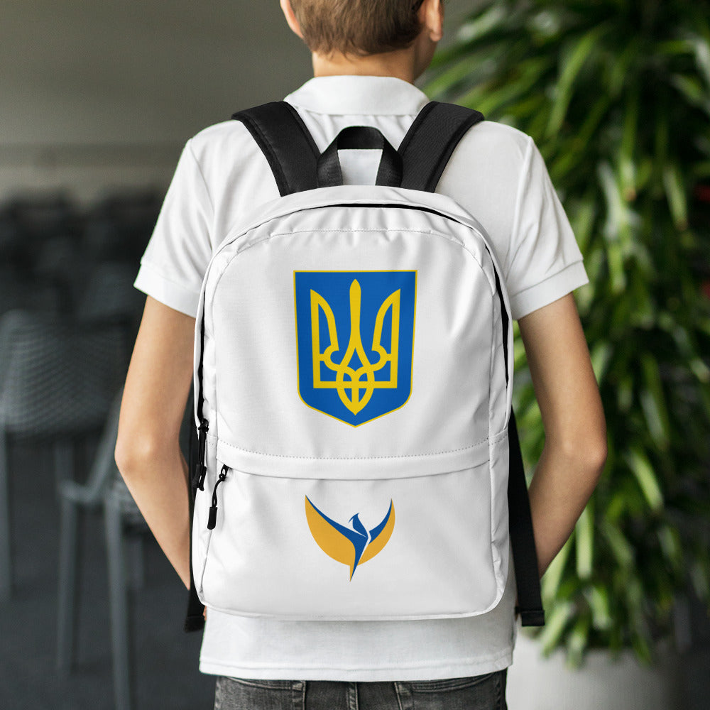 White Backpack - Trident