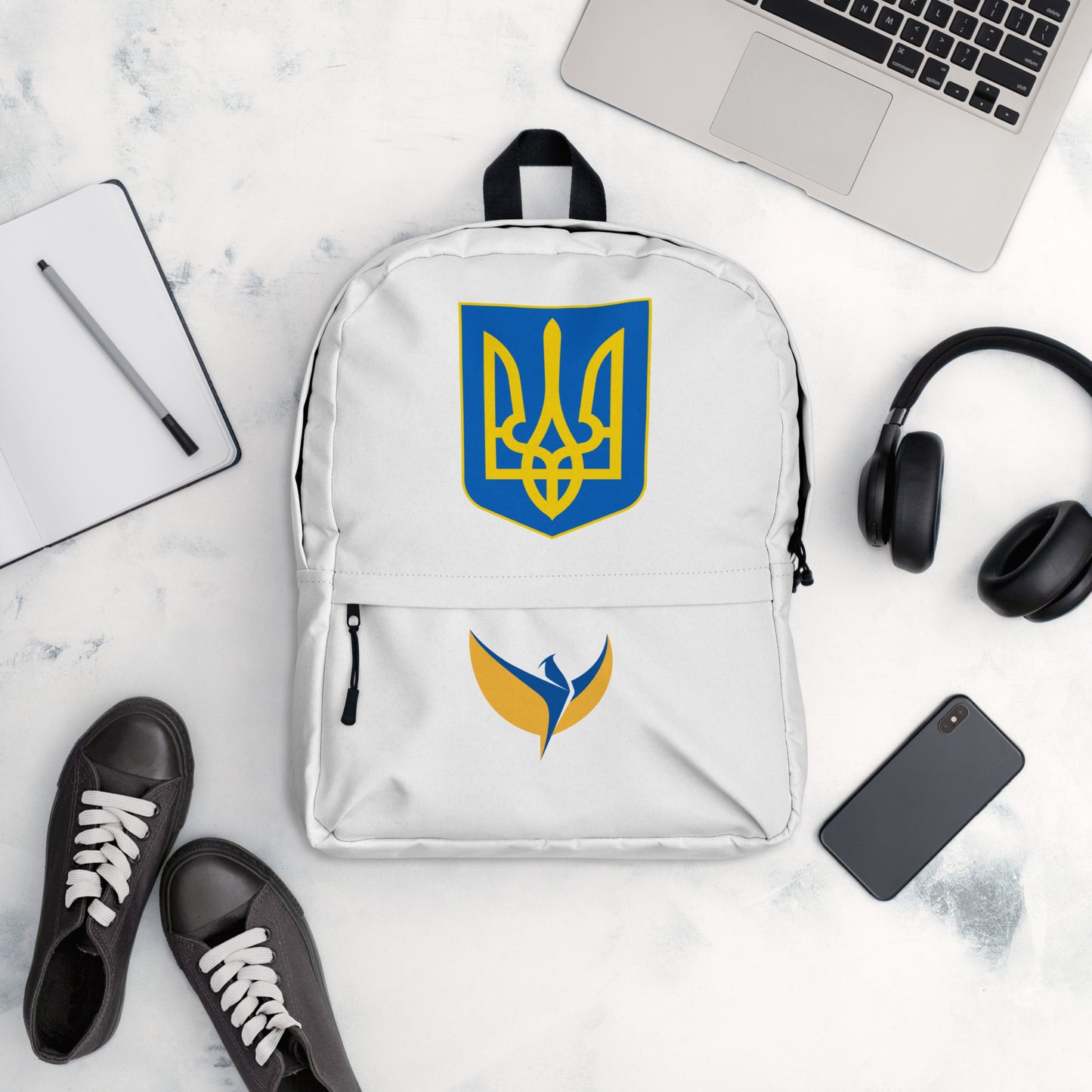 White Backpack - Trident