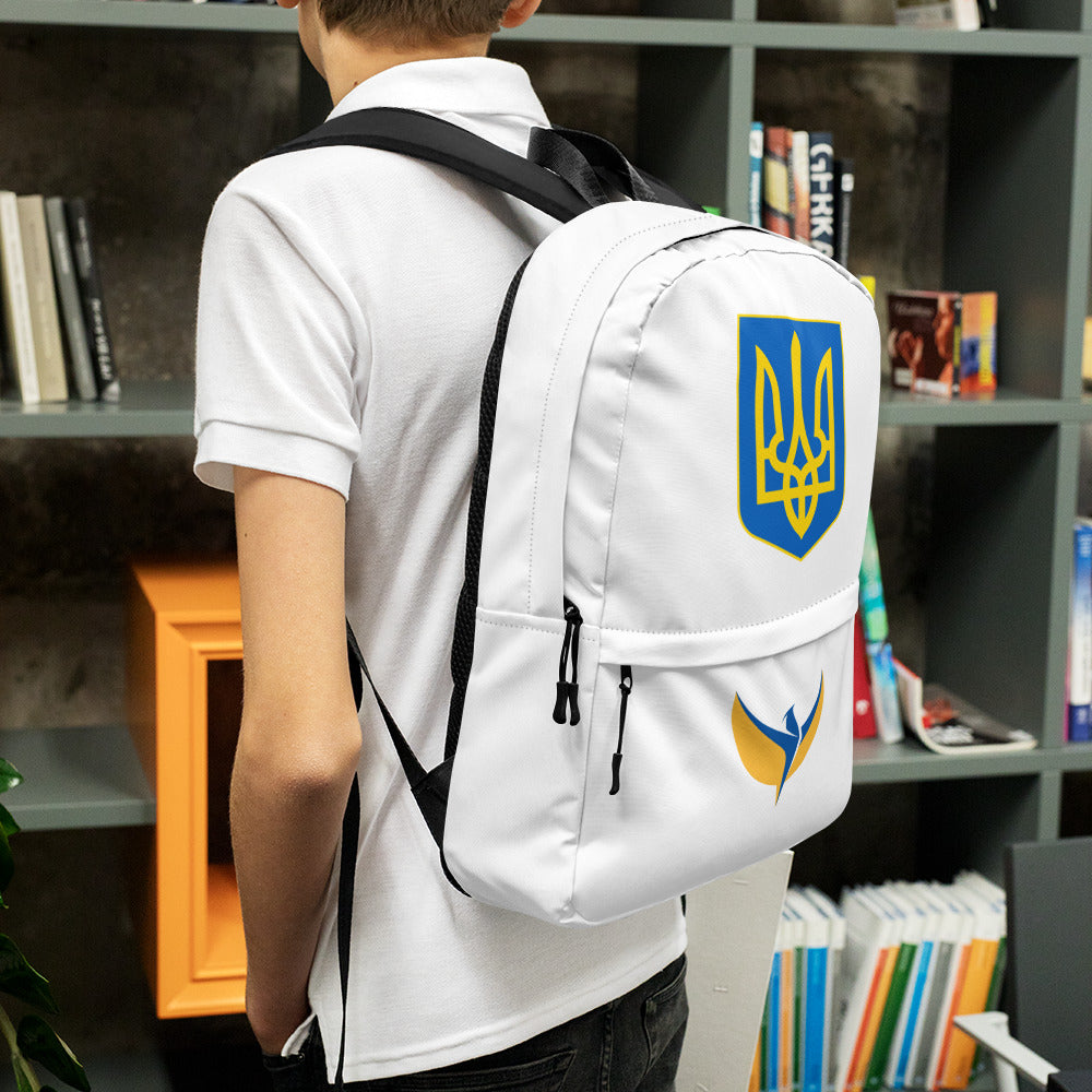 White Backpack - Trident
