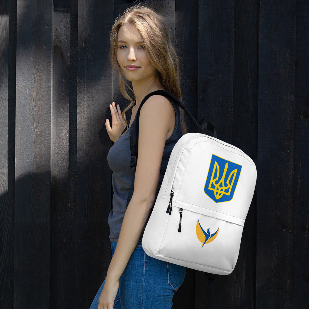 White Backpack - Trident