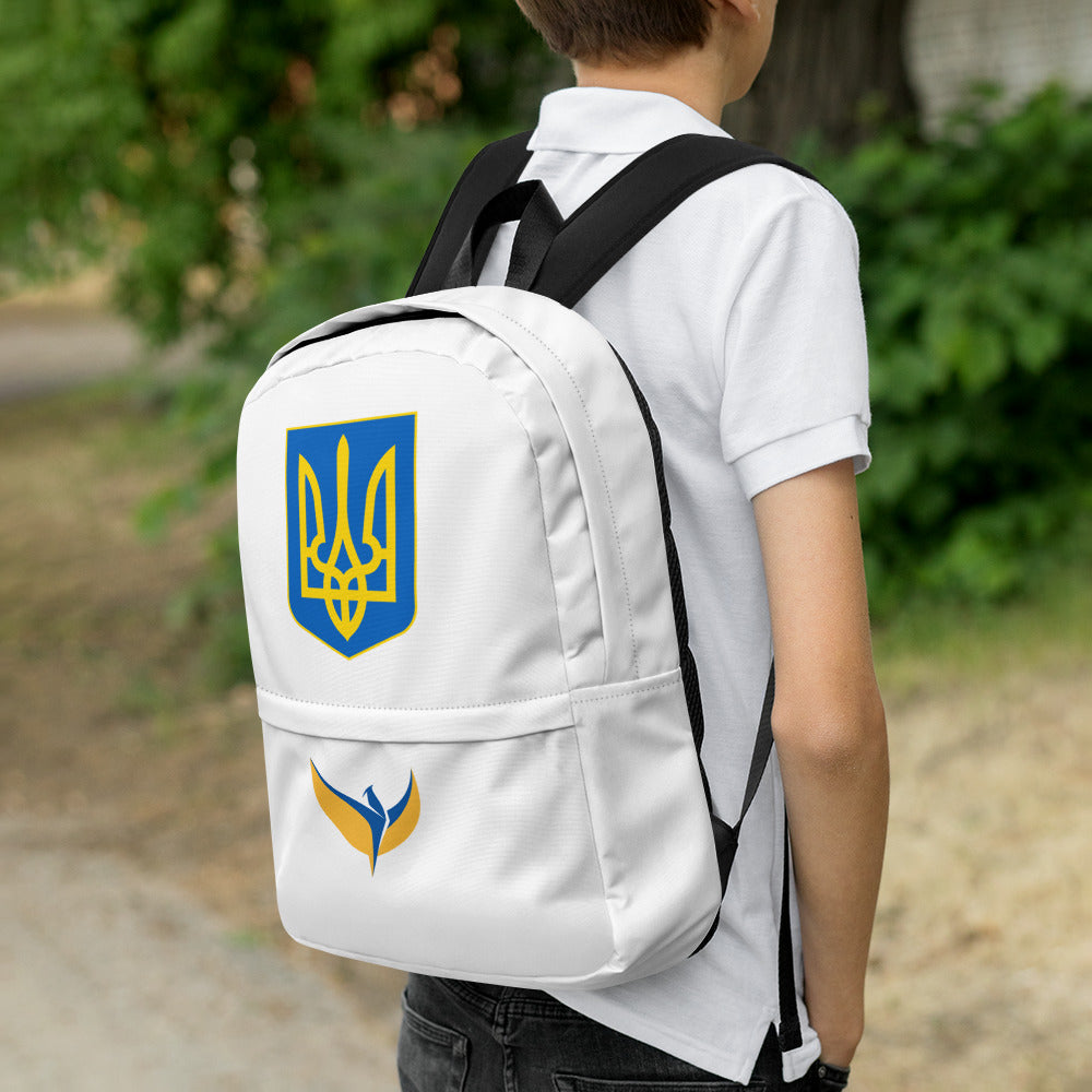 White Backpack - Trident