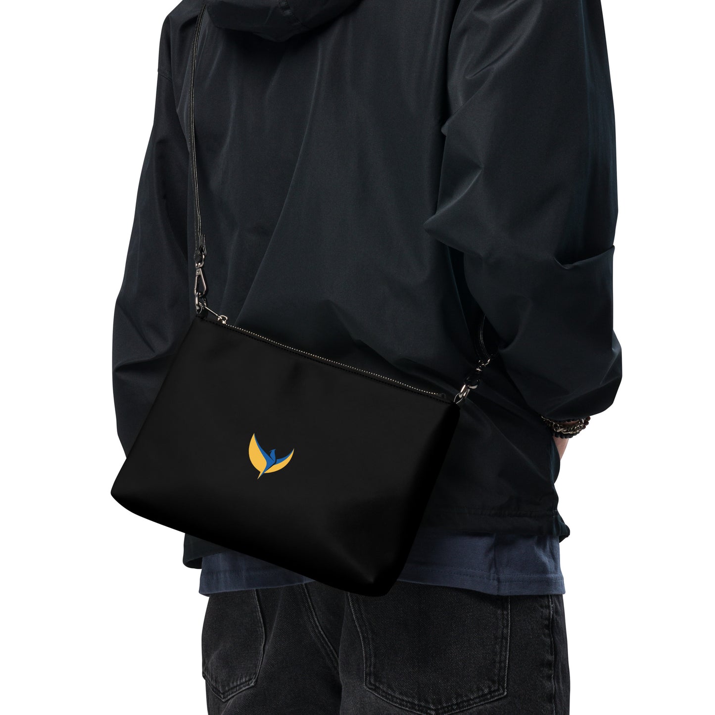 Crossbody Black Bag - Phoenix Small
