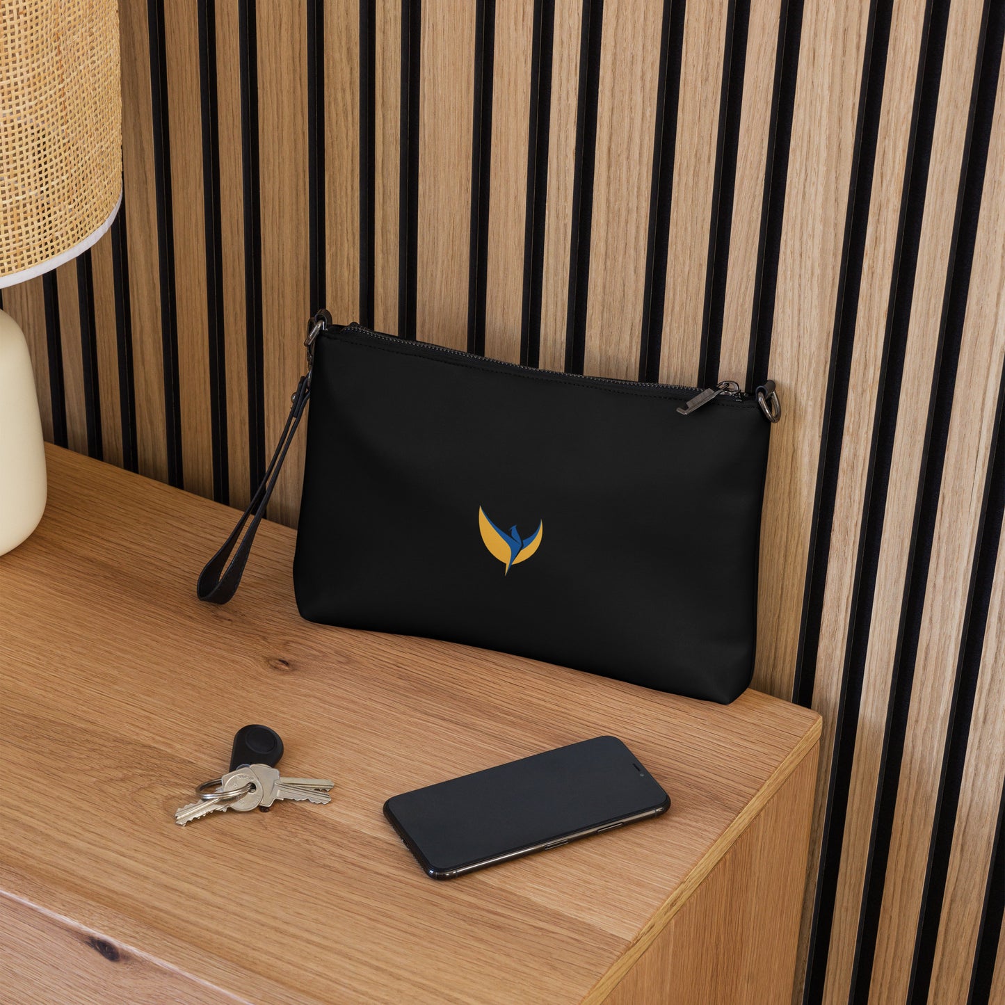 Crossbody Black Bag - Phoenix Small