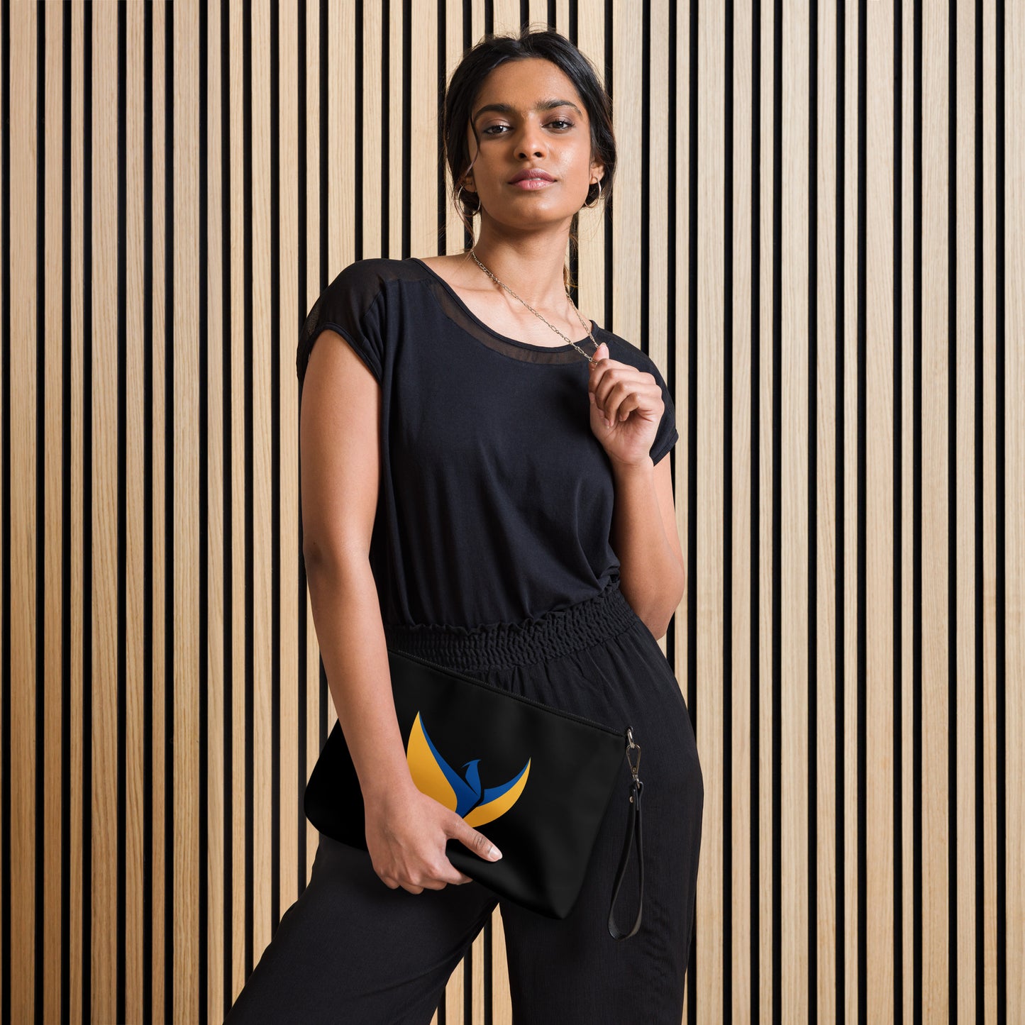 Crossbody Black Bag - Phoenix Large
