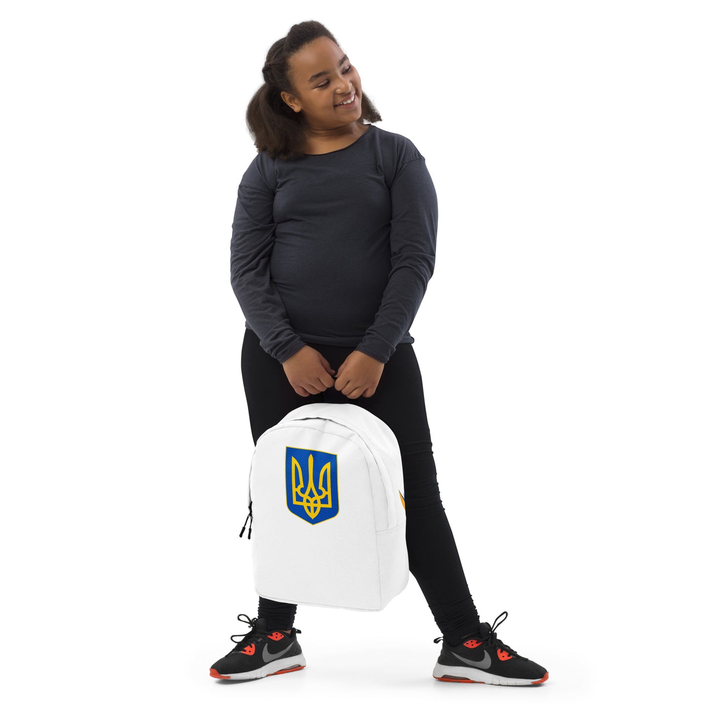 Streamlined White Backpack - Trident