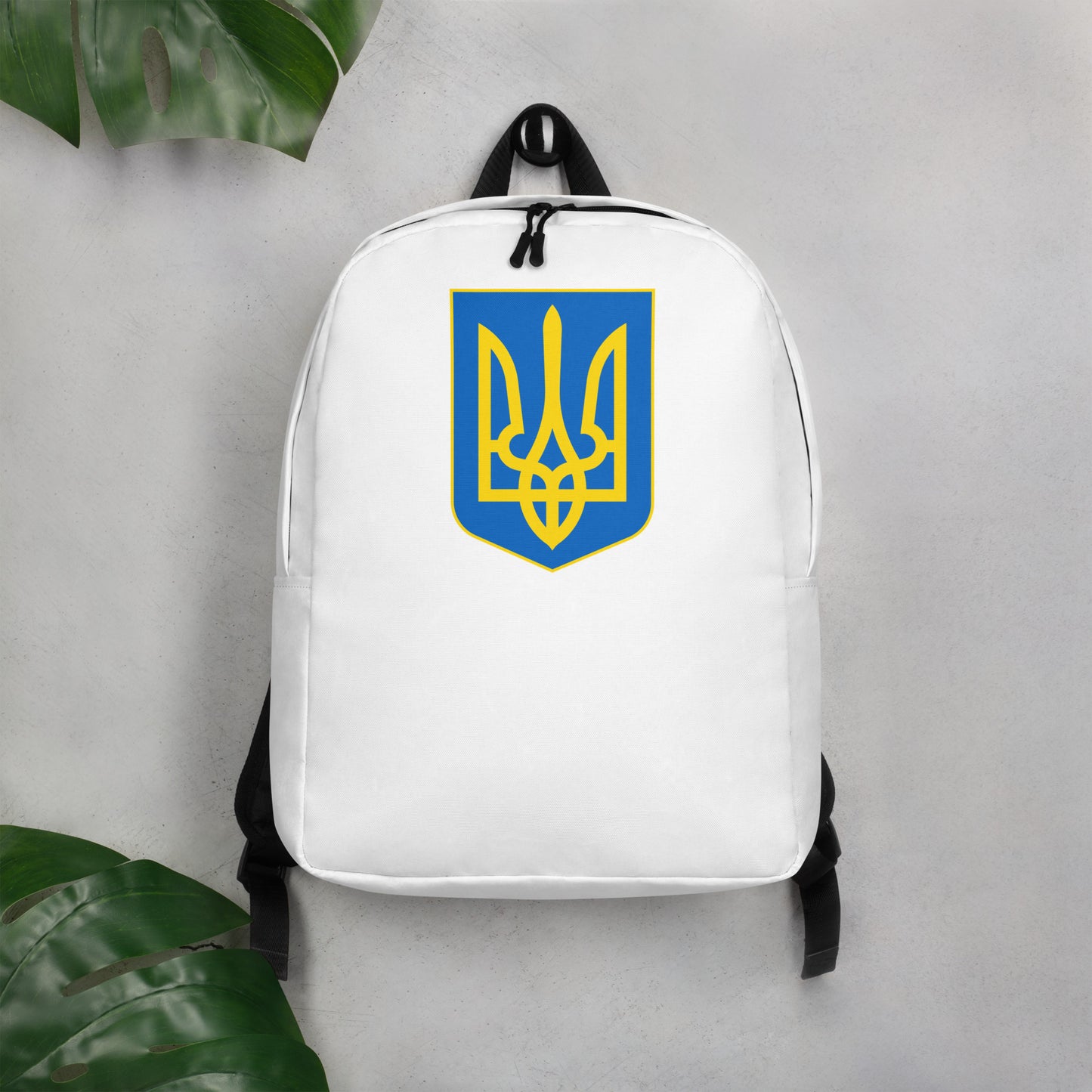 Streamlined White Backpack - Trident