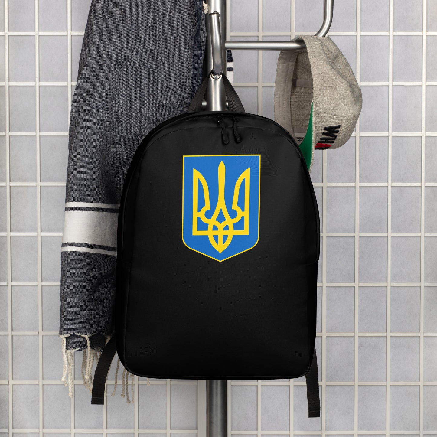 Streamlined Black Backpack - Trident