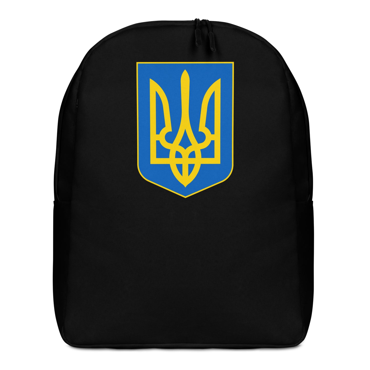 Streamlined Black Backpack - Trident