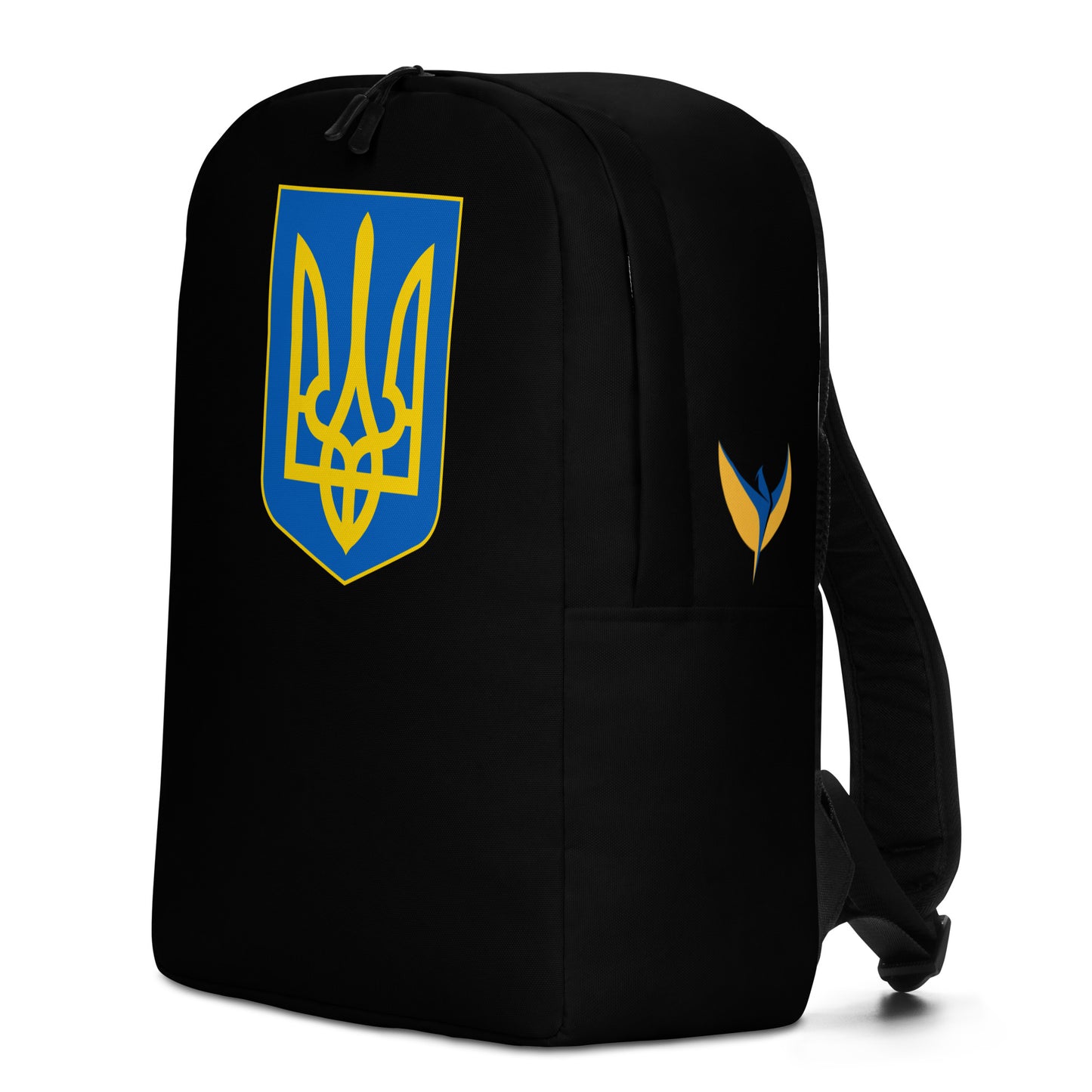 Streamlined Black Backpack - Trident