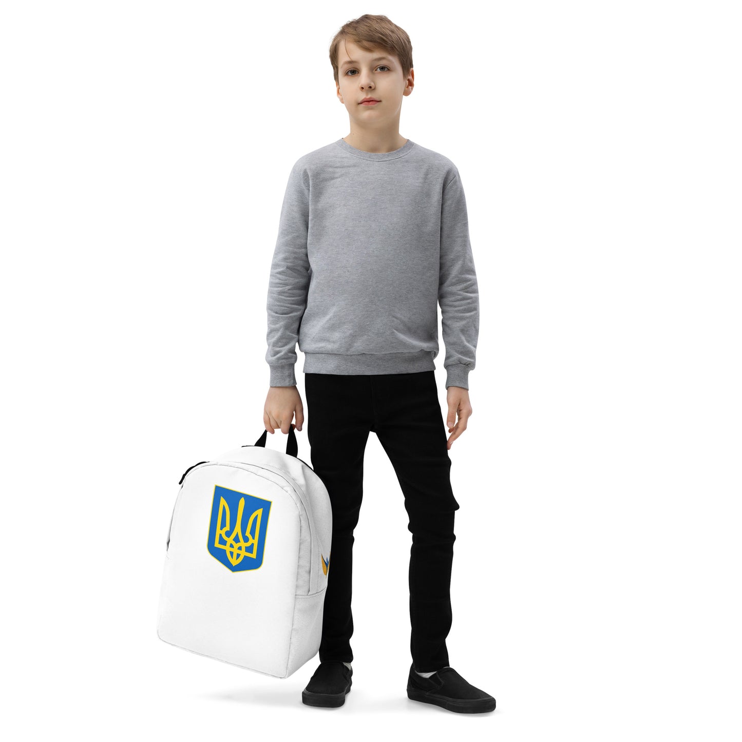 Streamlined White Backpack - Trident