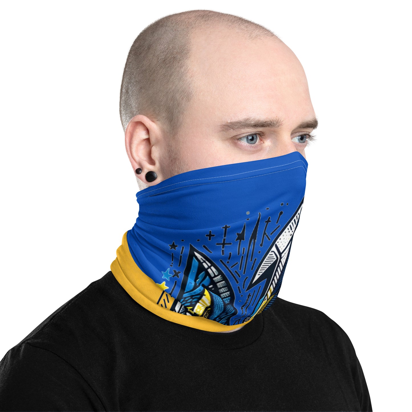 Neck Gaiter - Alternative Trident & Flag