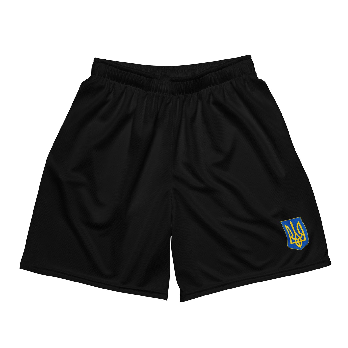 Unisex Black Mesh Shorts - Trident
