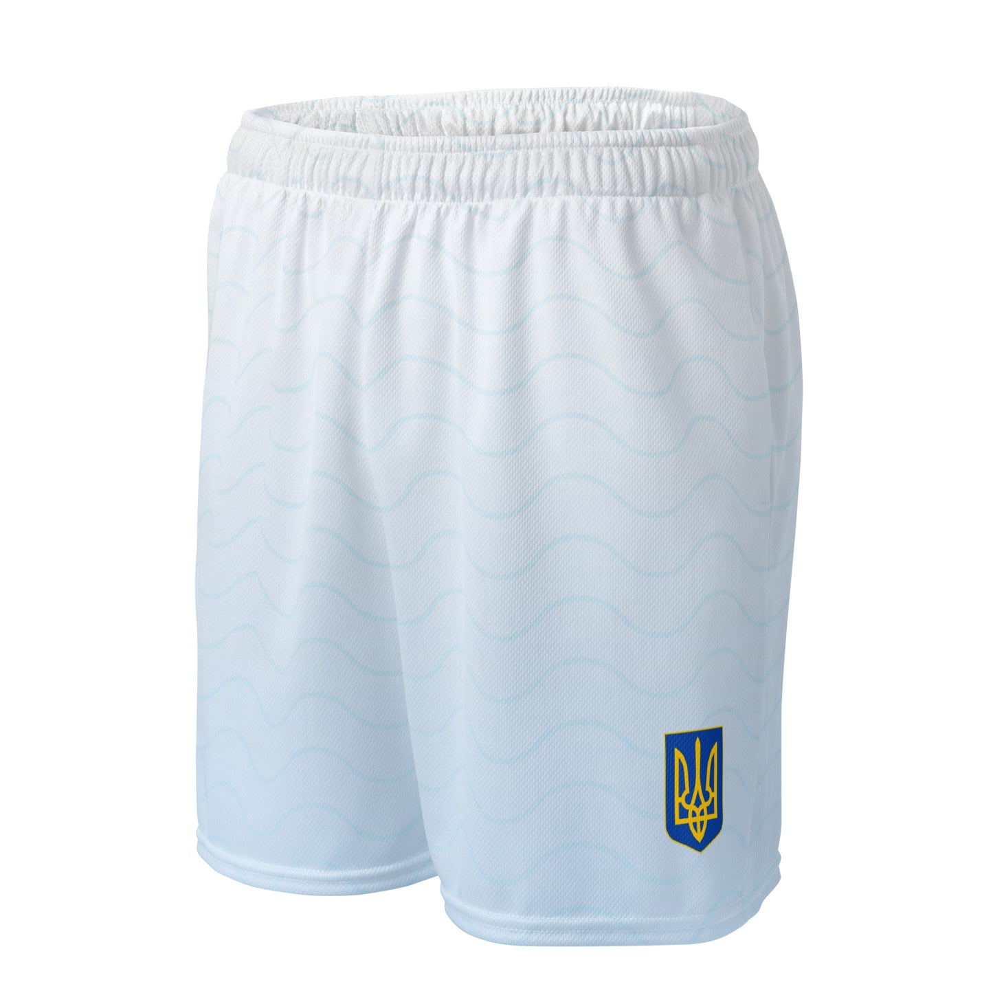 Unisex Blue Fade Mesh Shorts - Trident