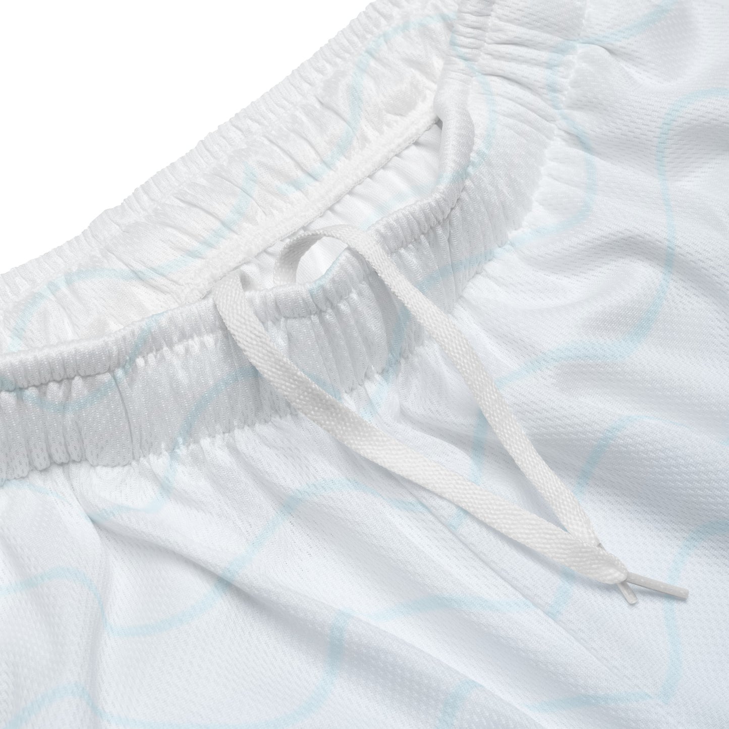 Unisex Blue Fade Mesh Shorts - Trident
