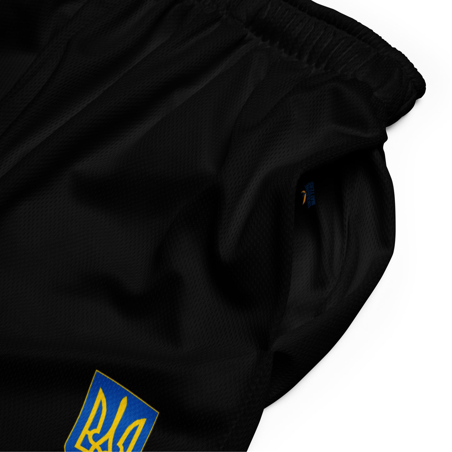 Unisex Black Mesh Shorts - Trident