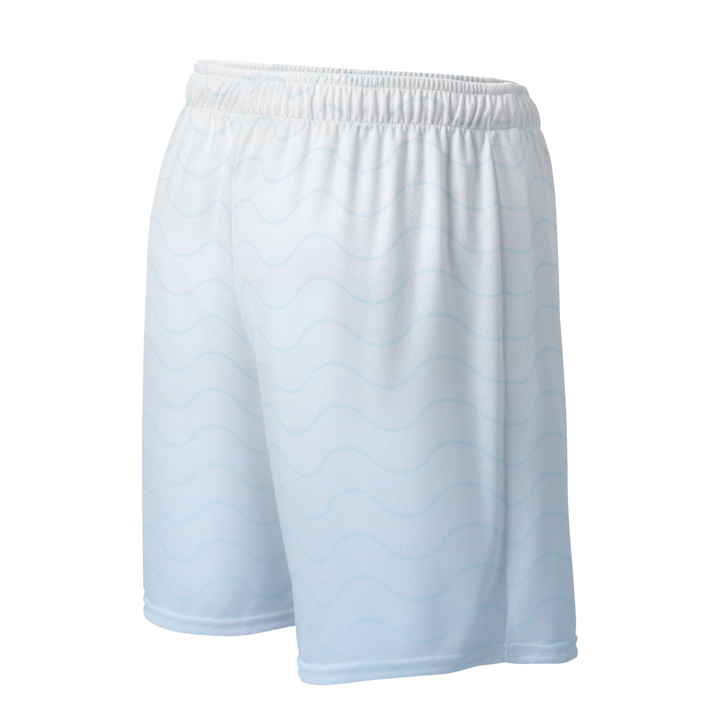 Unisex Blue Fade Mesh Shorts - Trident