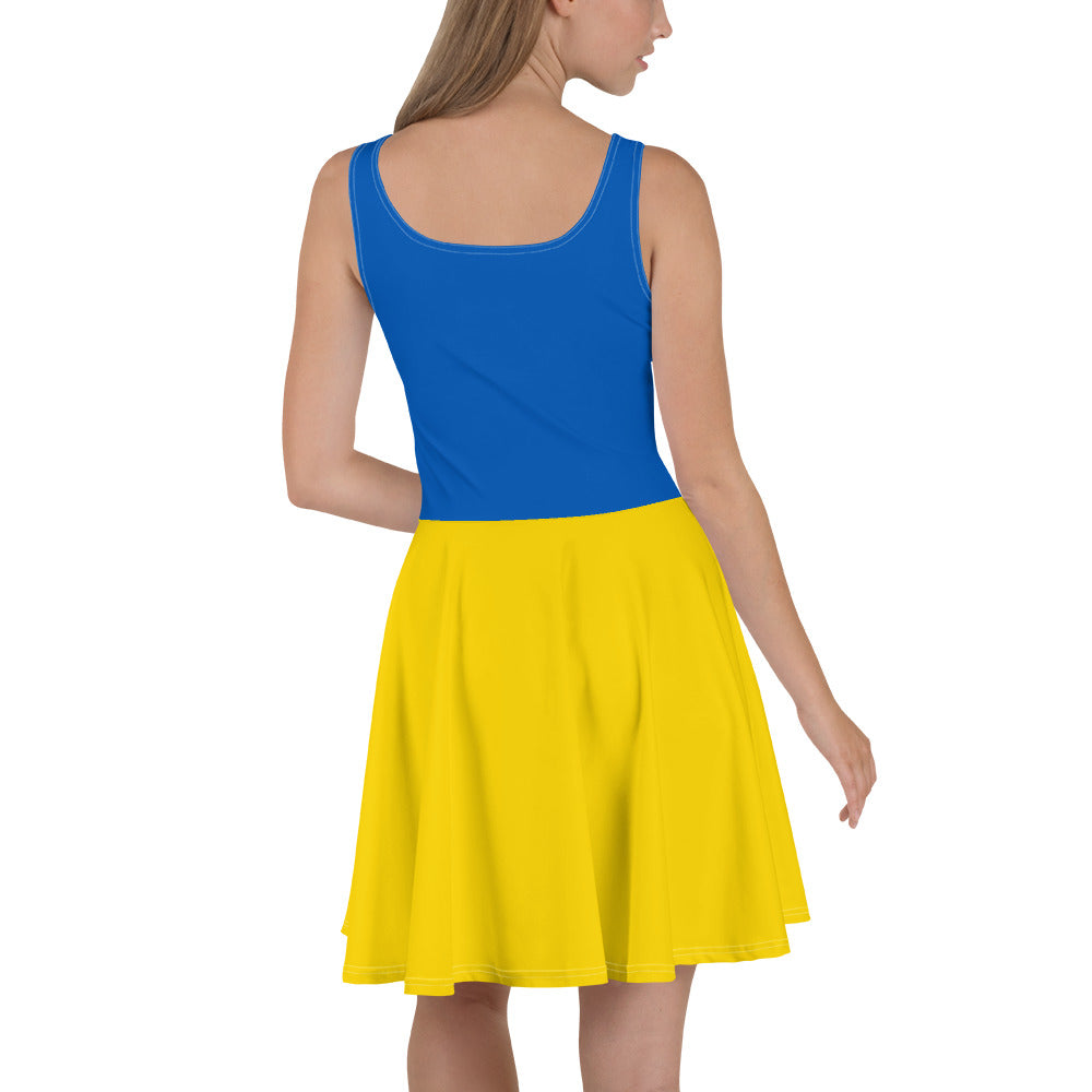 Skater Dress - Ukrainian Colors