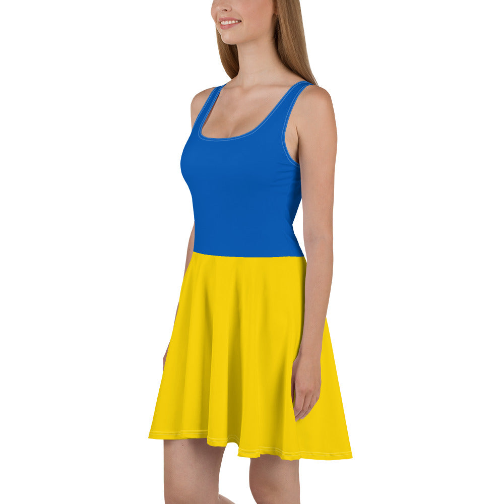 Skater Dress - Ukrainian Colors