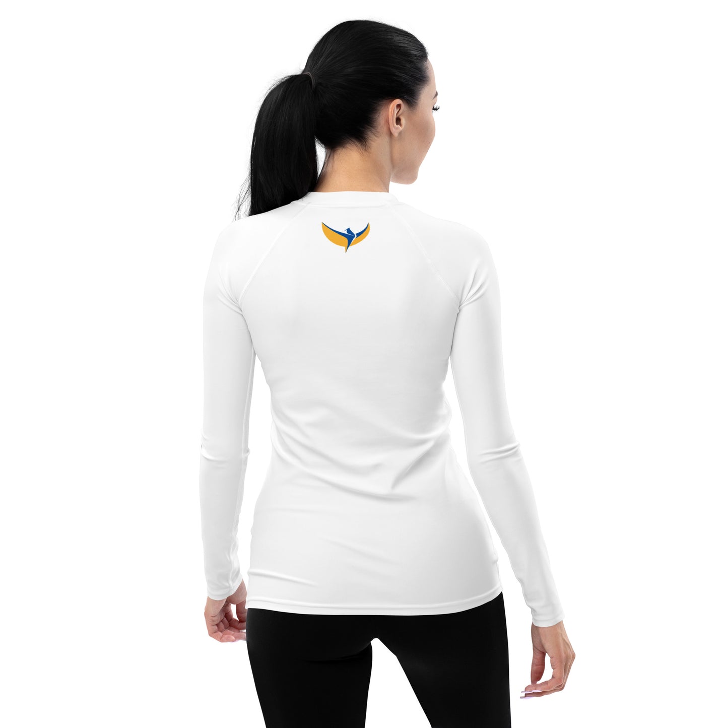 Women's Rash Guard Shirt - Ukraine Matters Logo