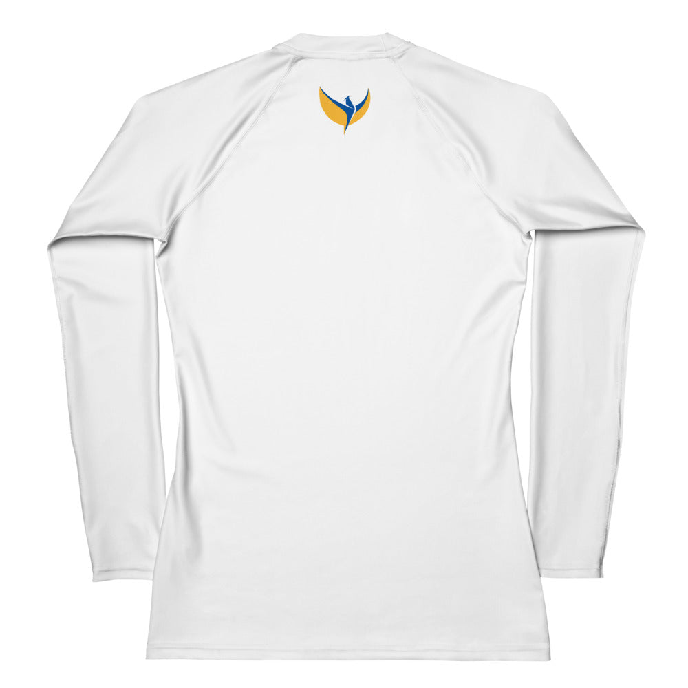 Women's Rash Guard Shirt - Ukraine Matters Logo