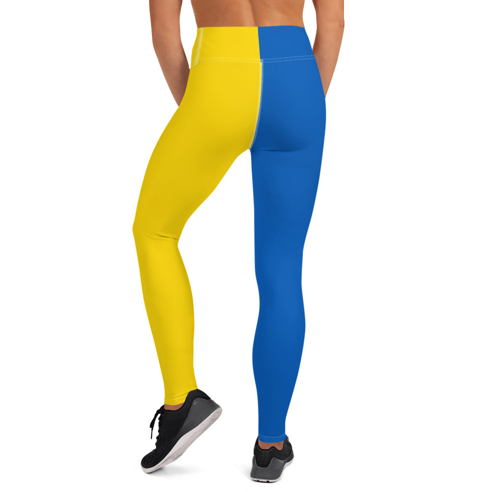 Yoga Leggings - Ukrainian Colors