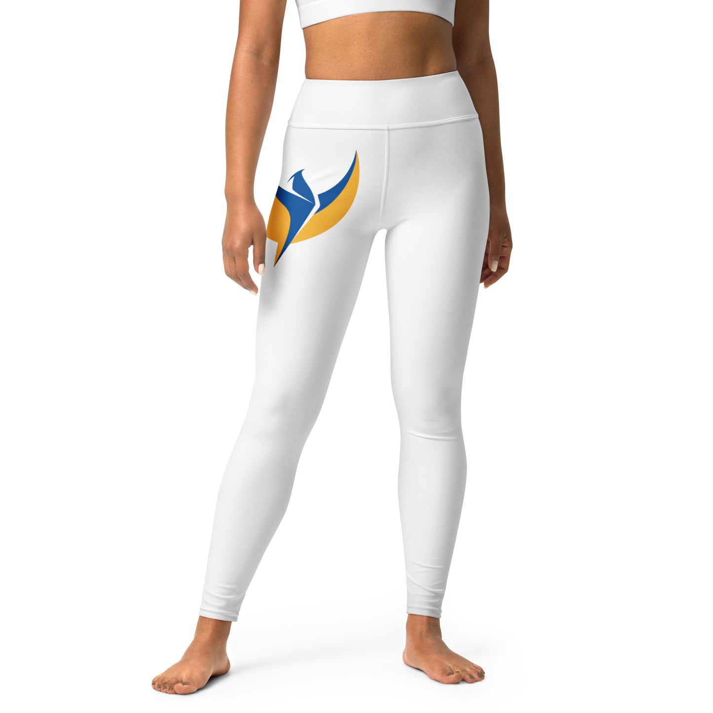 White Yoga Leggings - Phoenix