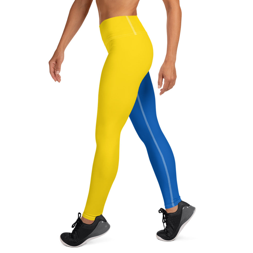 Yoga Leggings - Ukrainian Colors