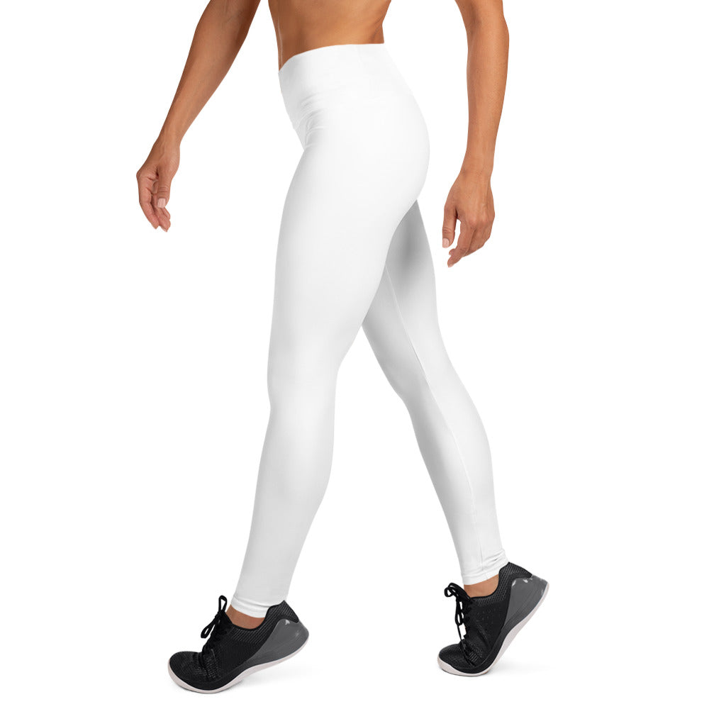 White Yoga Leggings - Phoenix