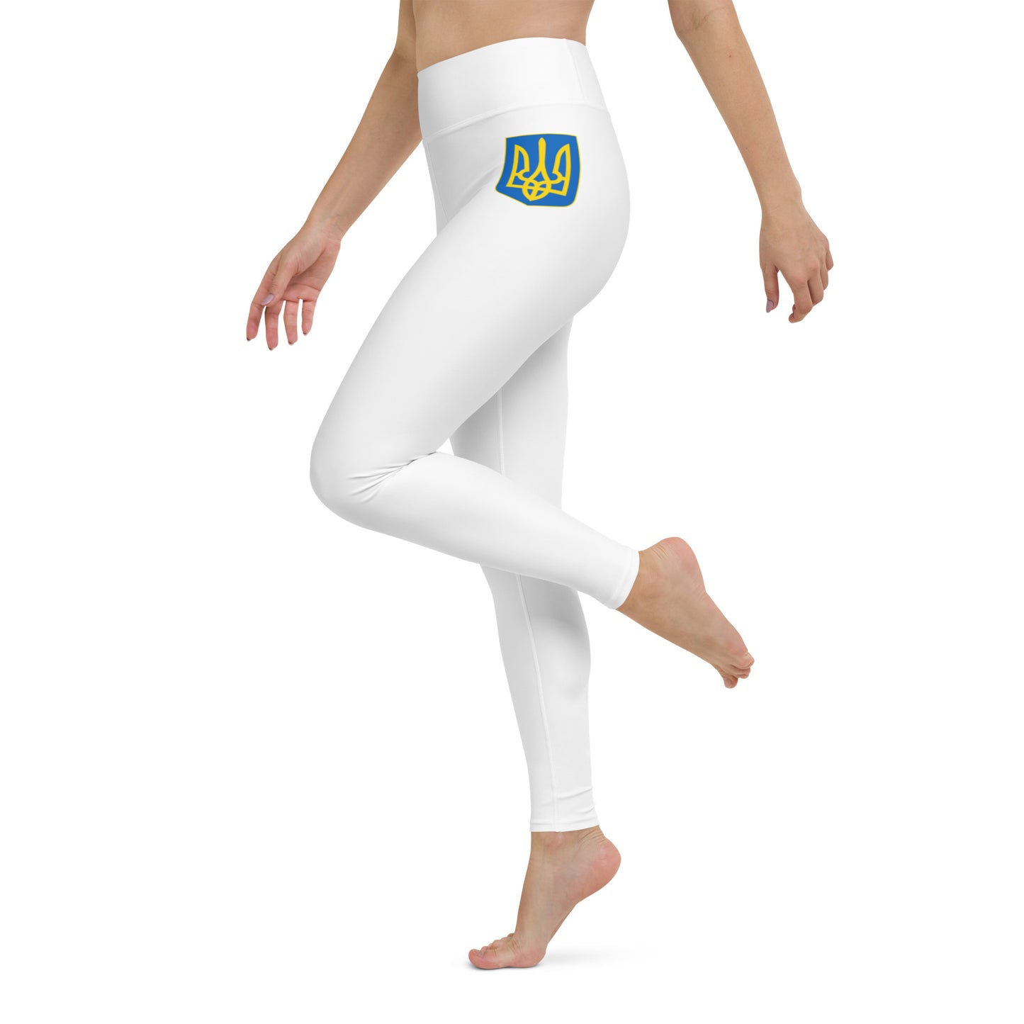 White Yoga Leggings - Phoenix