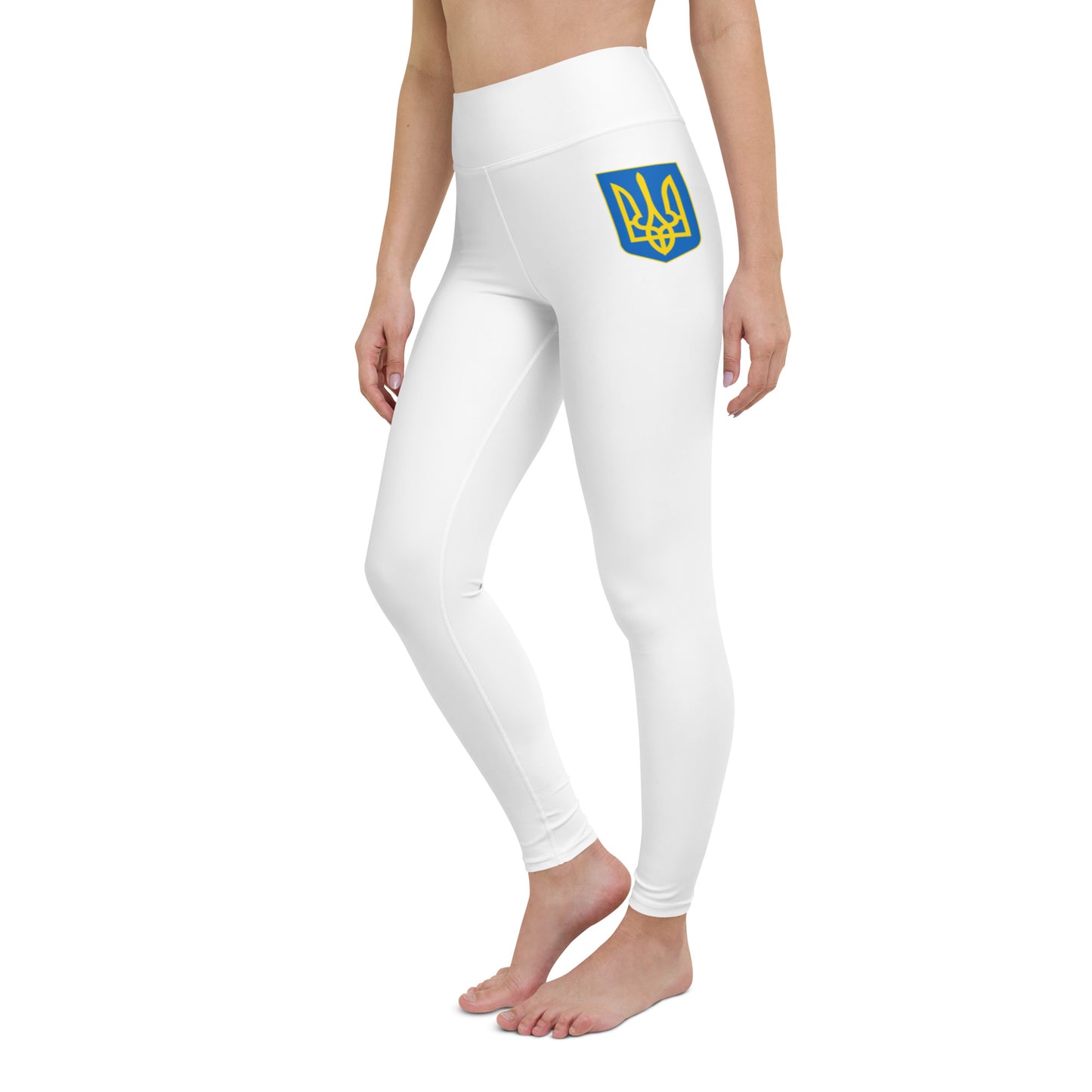 White Yoga Leggings - Phoenix
