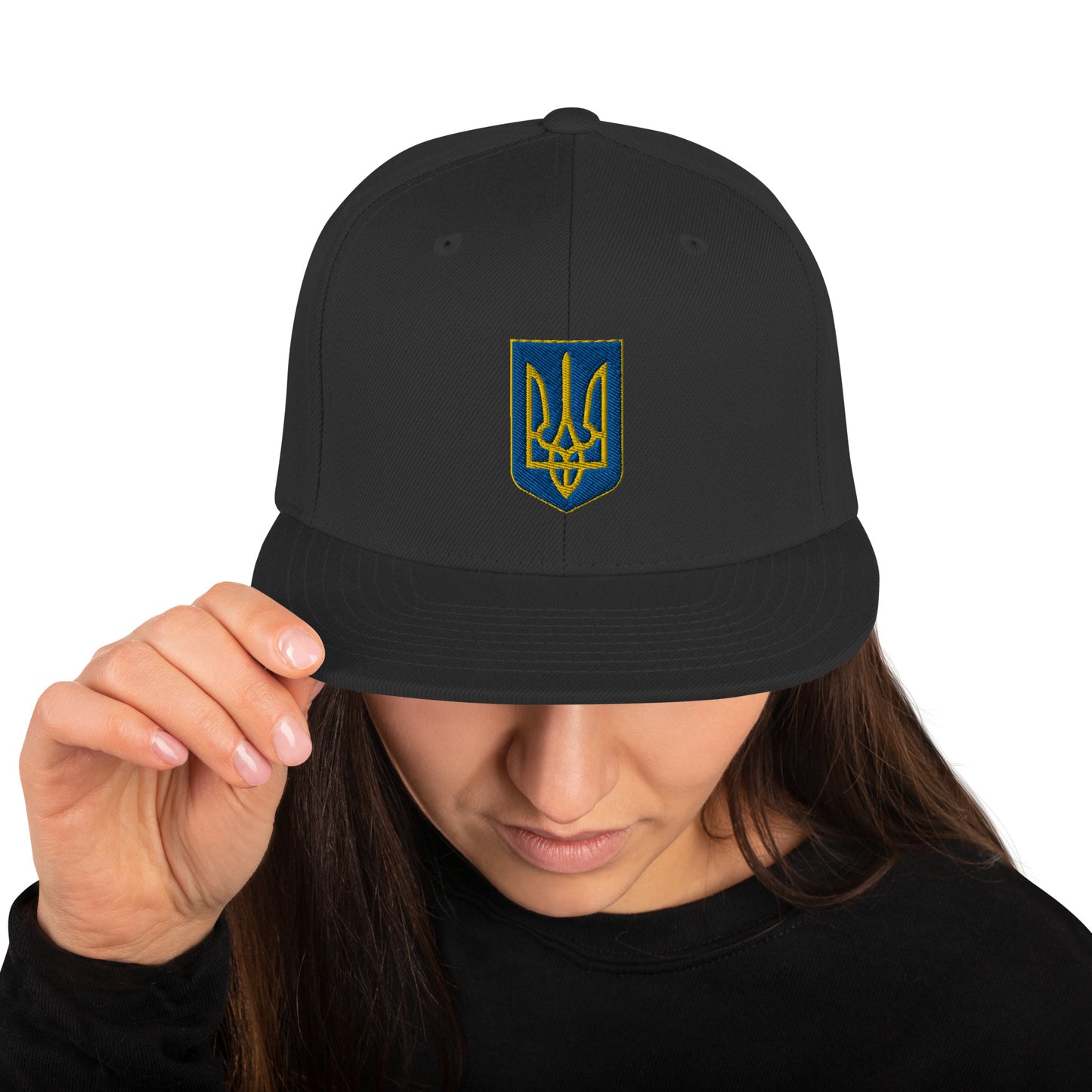 Snapback Hat / Cap - Embroidered Trident