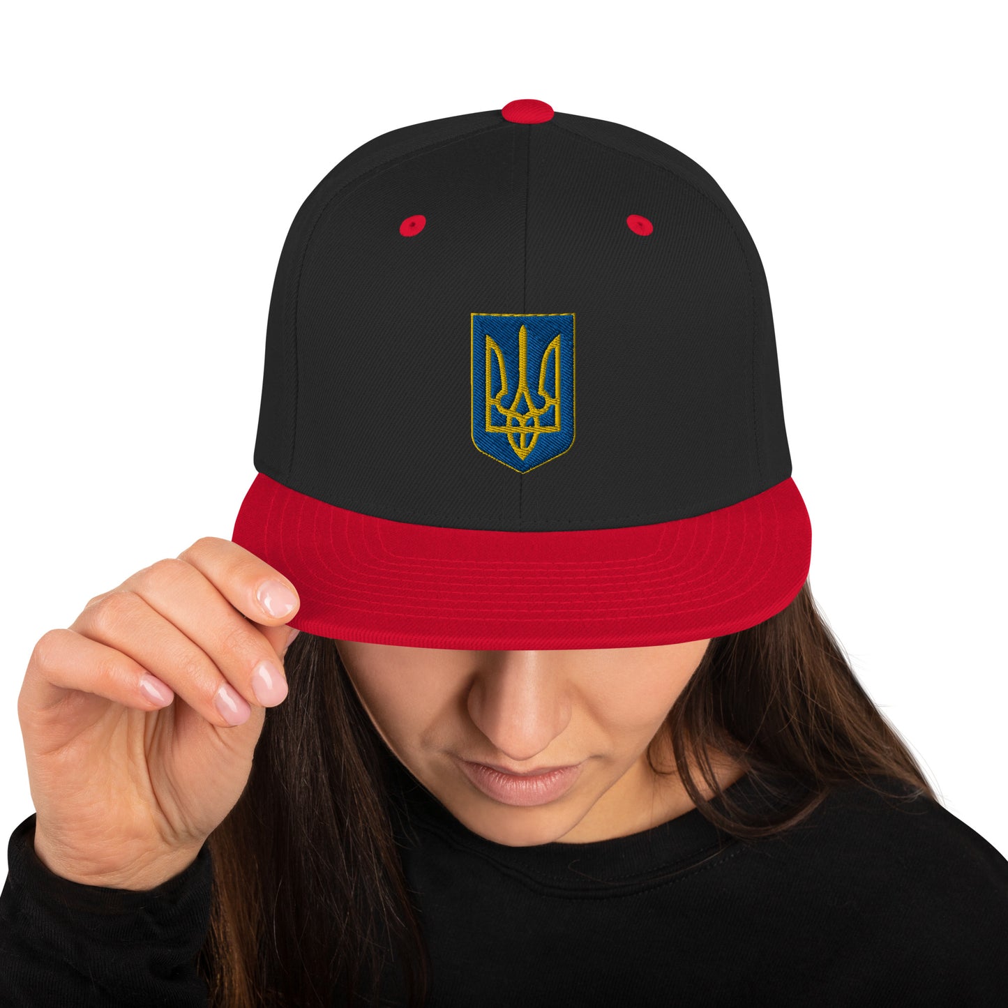 Snapback Hat / Cap - Embroidered Trident