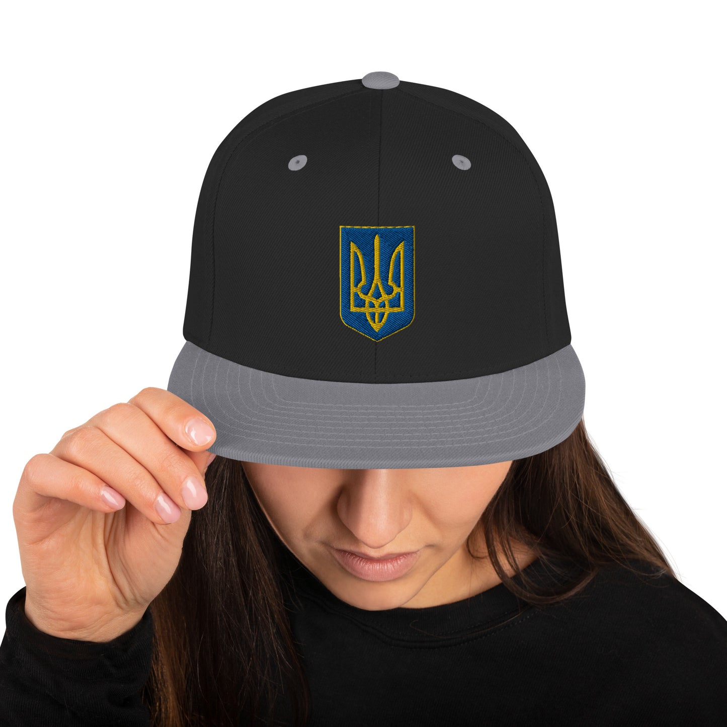 Snapback Hat / Cap - Embroidered Trident