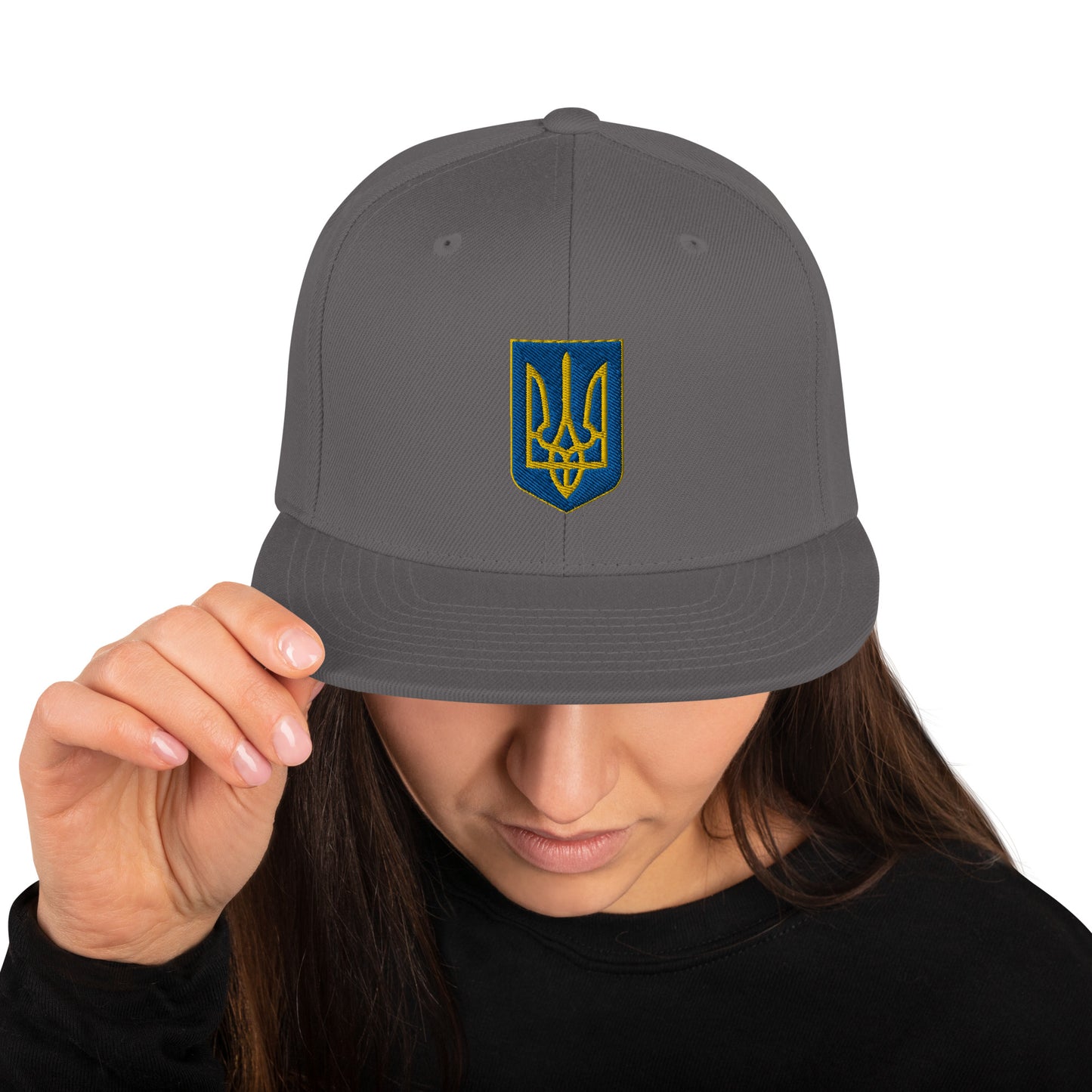 Snapback Hat / Cap - Embroidered Trident