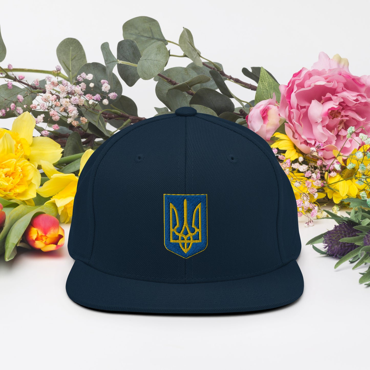 Snapback Hat / Cap - Embroidered Trident