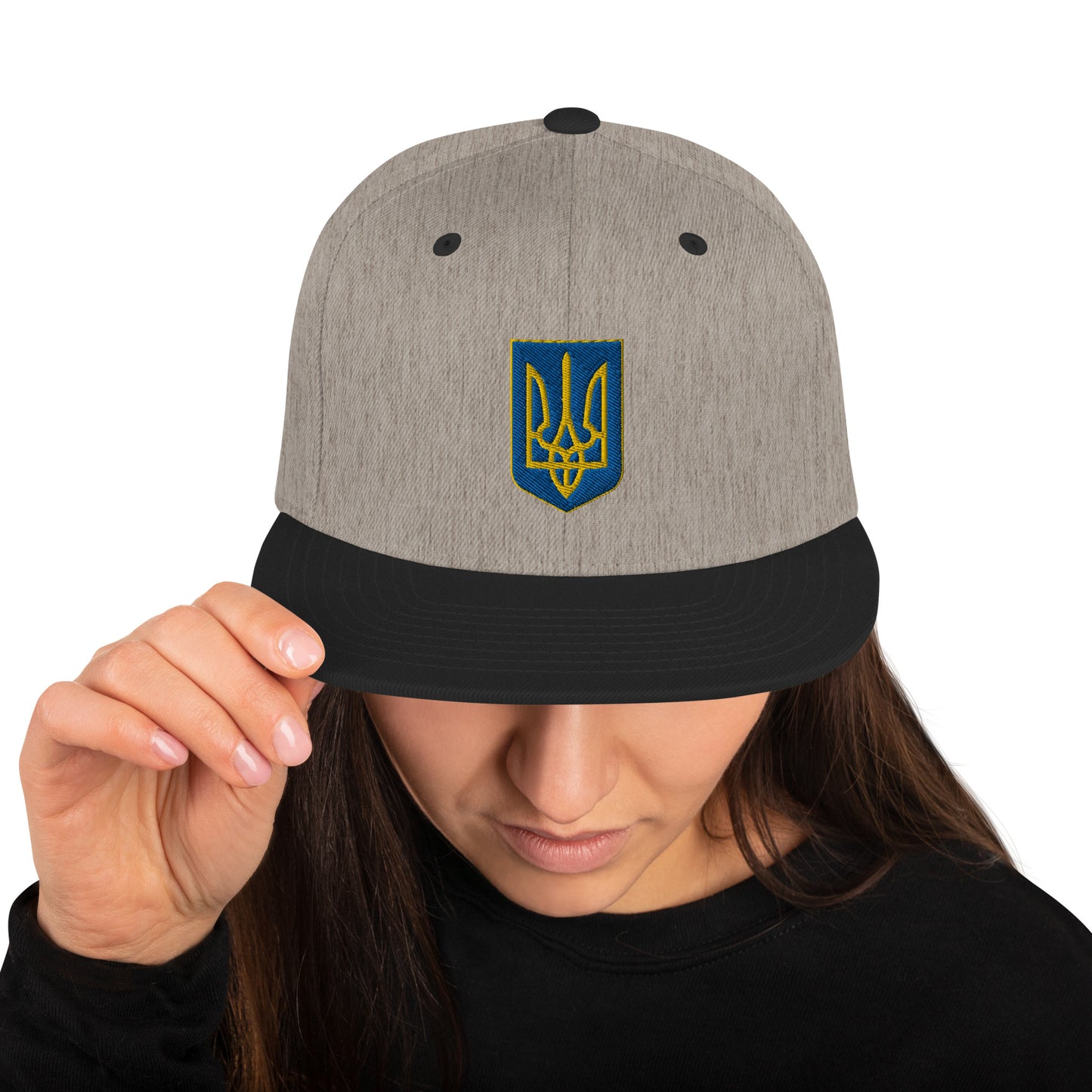 Snapback Hat / Cap - Embroidered Trident