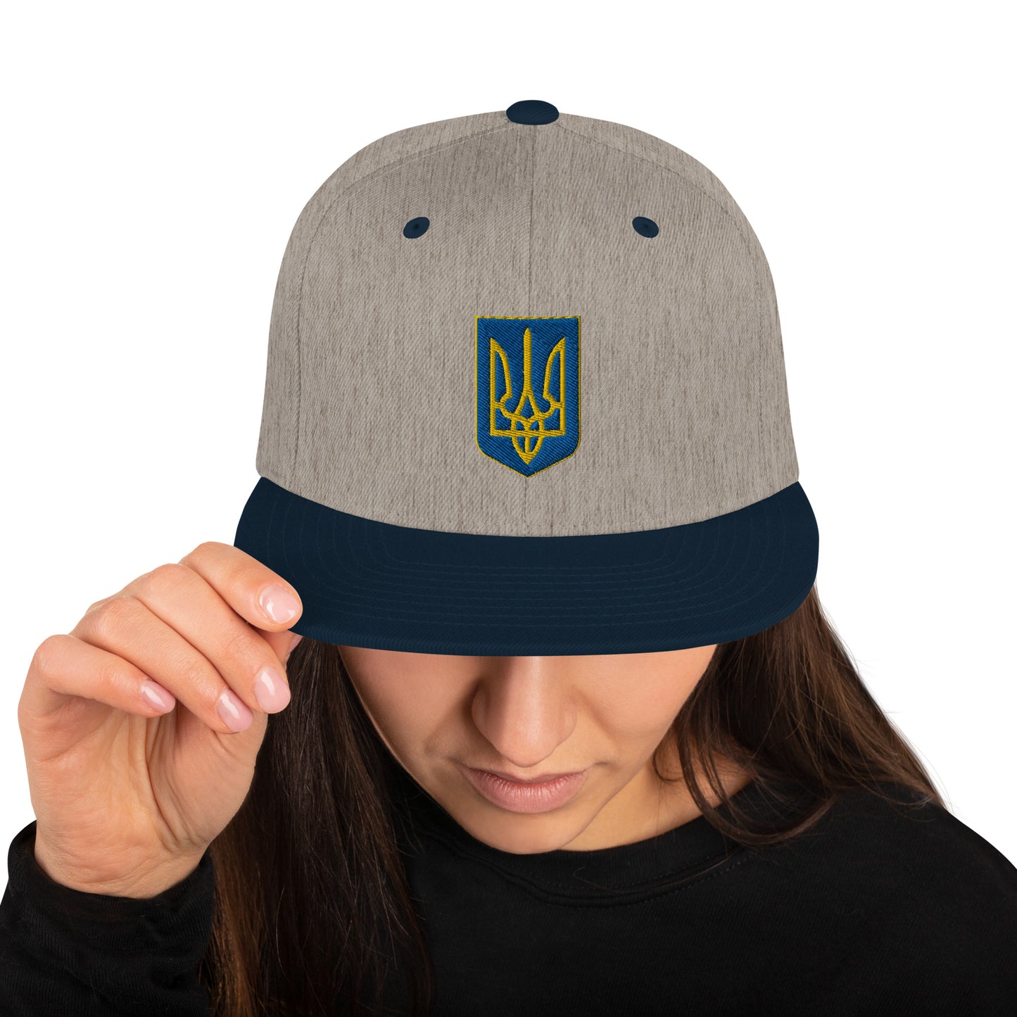 Snapback Hat / Cap - Embroidered Trident