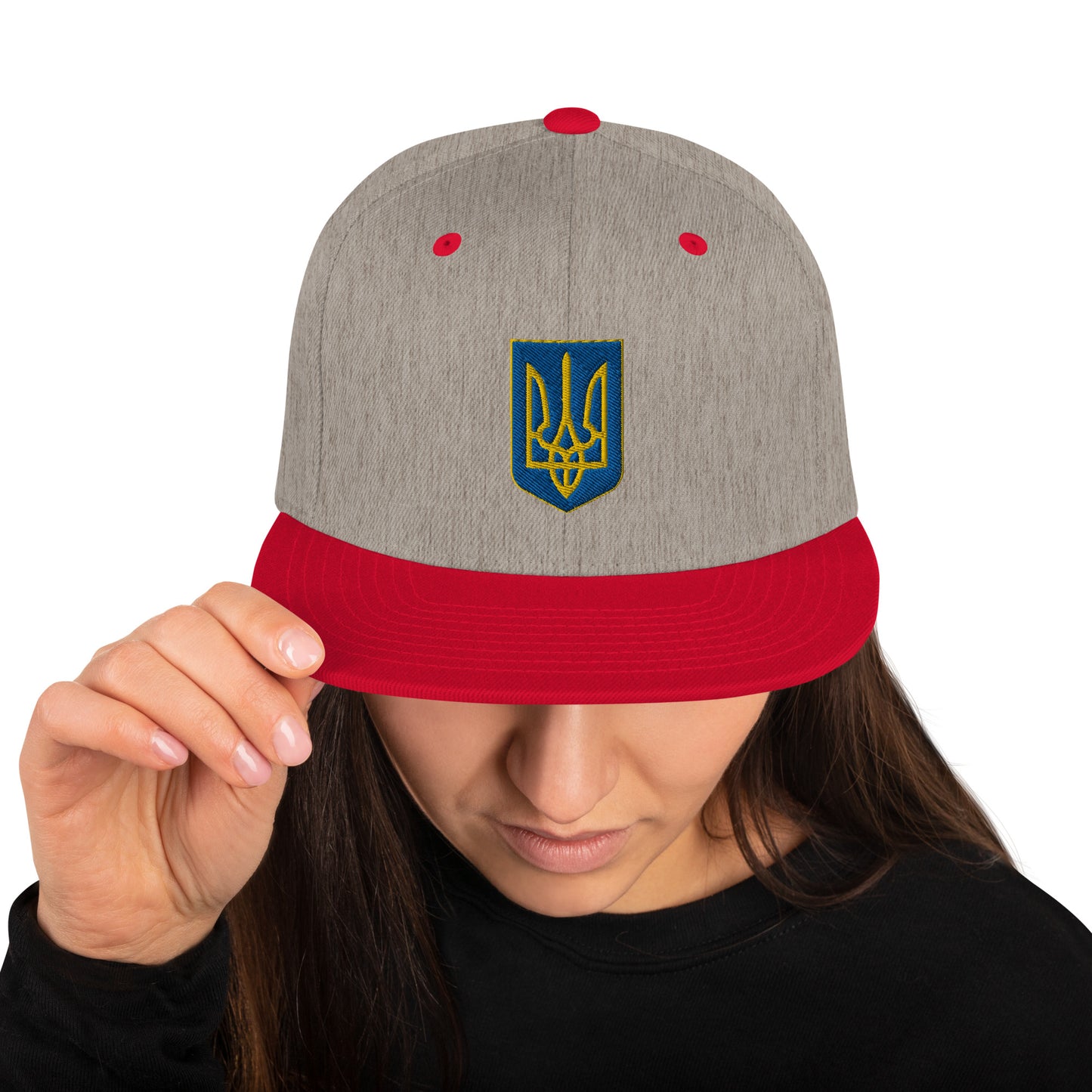 Snapback Hat / Cap - Embroidered Trident