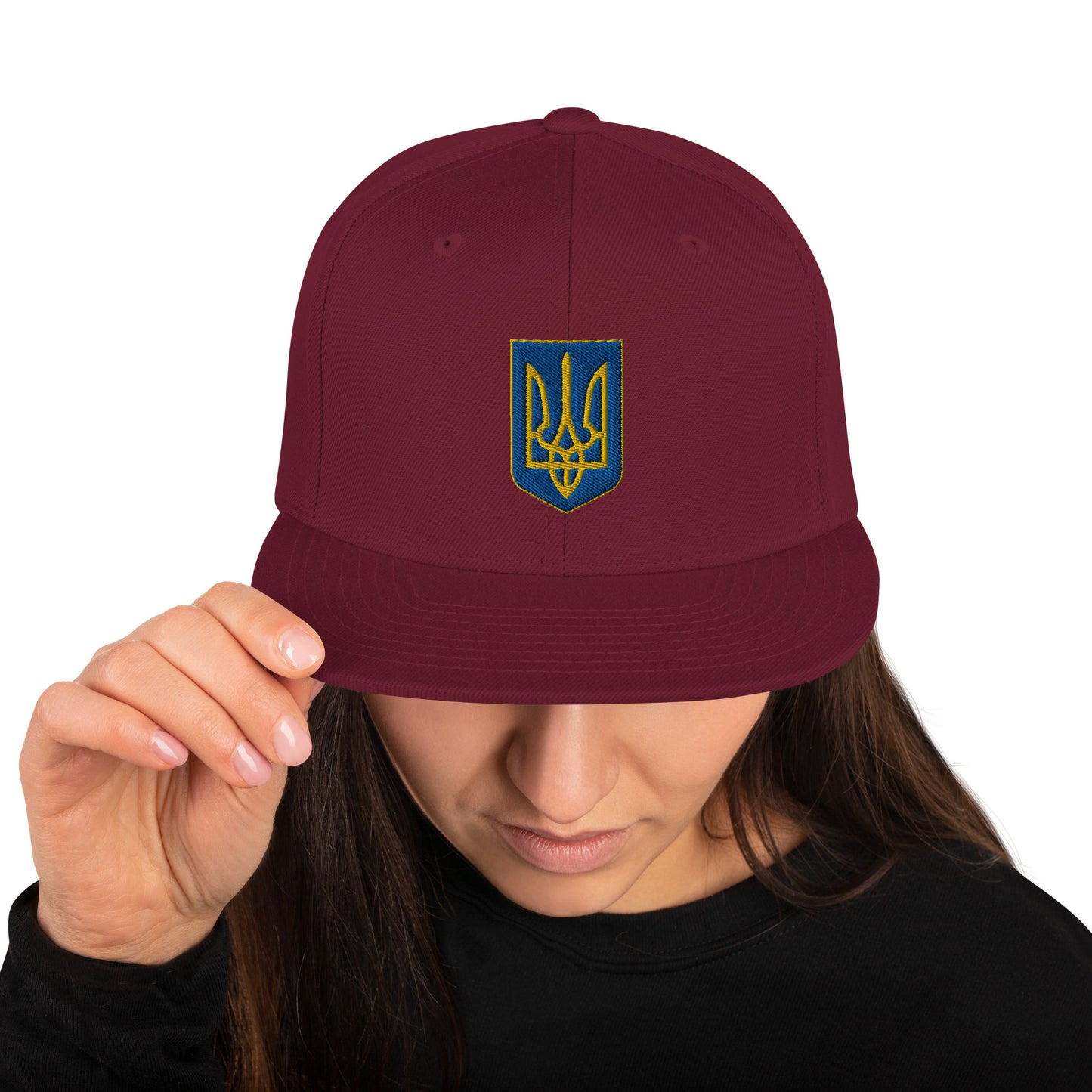 Snapback Hat / Cap - Embroidered Trident