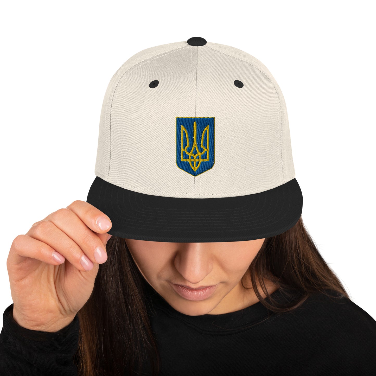 Snapback Hat / Cap - Embroidered Trident