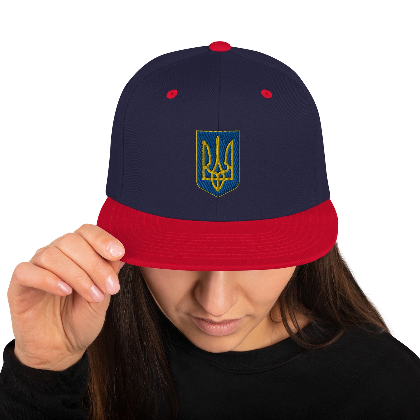 Snapback Hat / Cap - Embroidered Trident