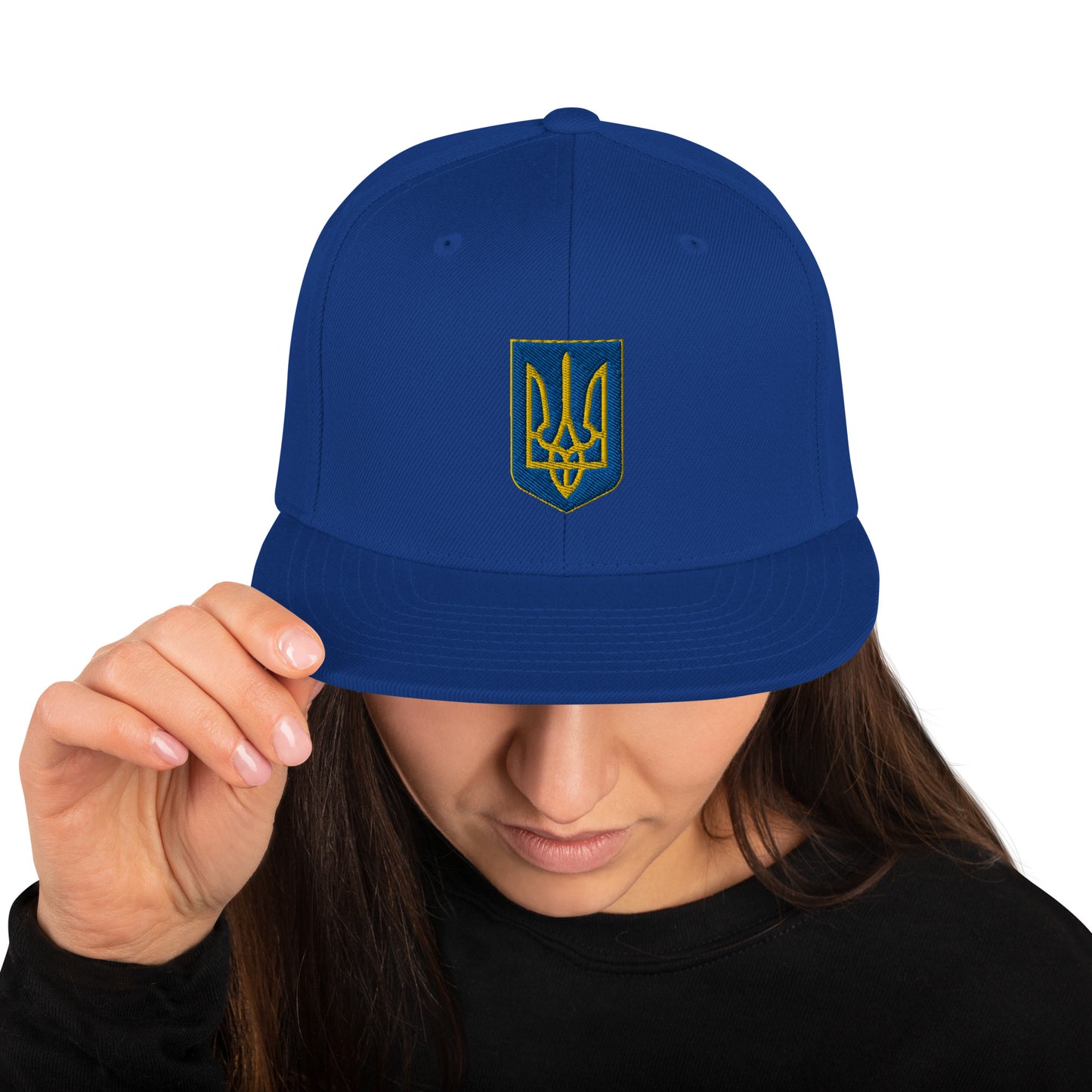 Snapback Hat / Cap - Embroidered Trident