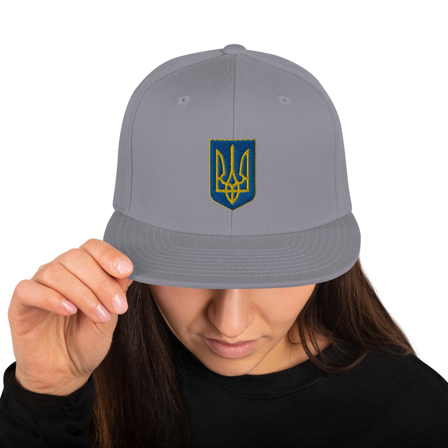 Snapback Hat / Cap - Embroidered Trident