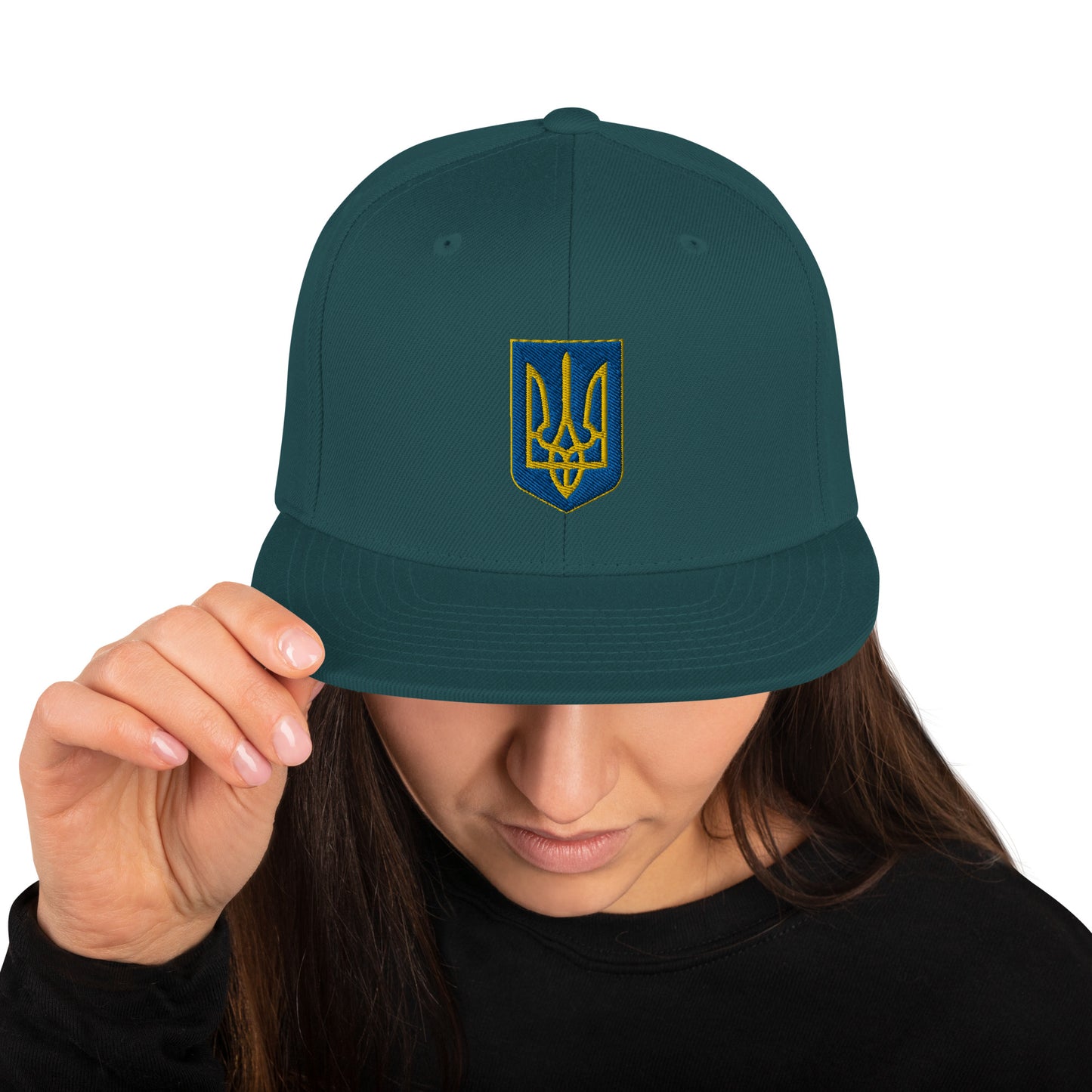 Snapback Hat / Cap - Embroidered Trident