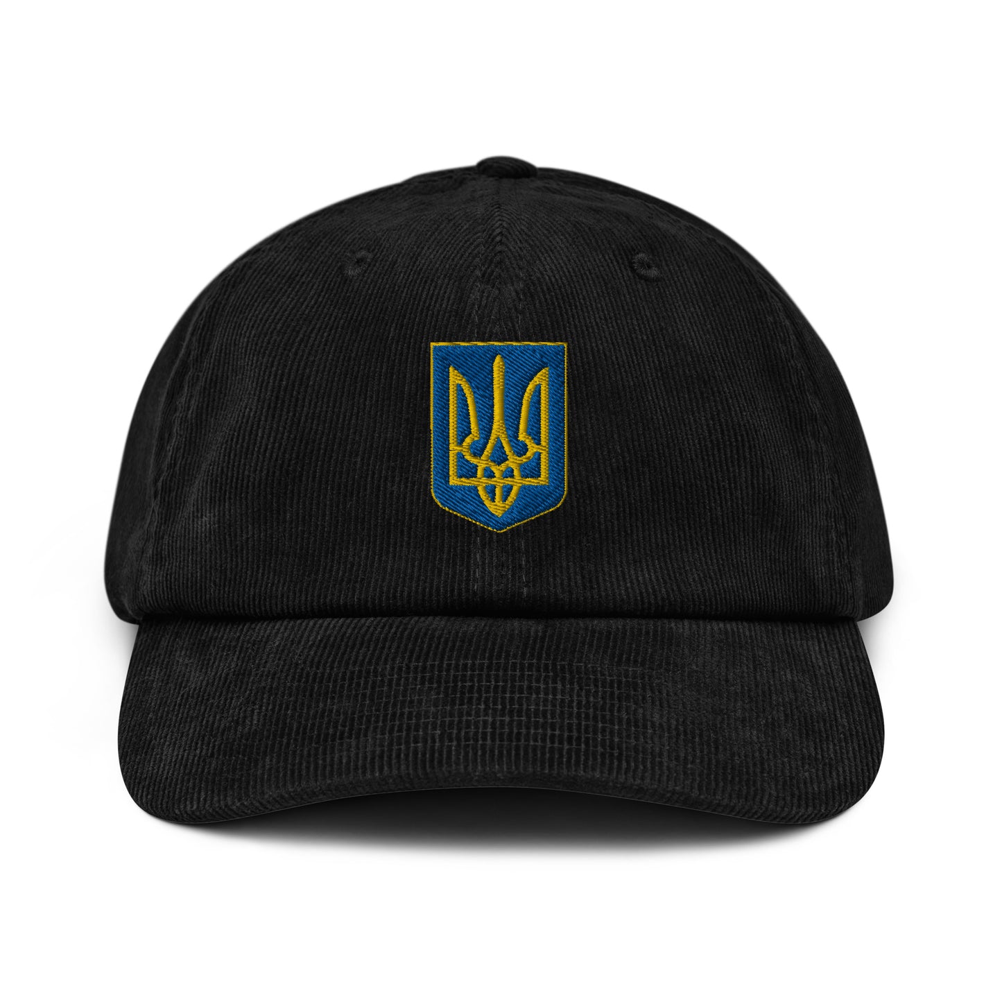 Premium Corduroy Hat / Cap - Embroidered Trident