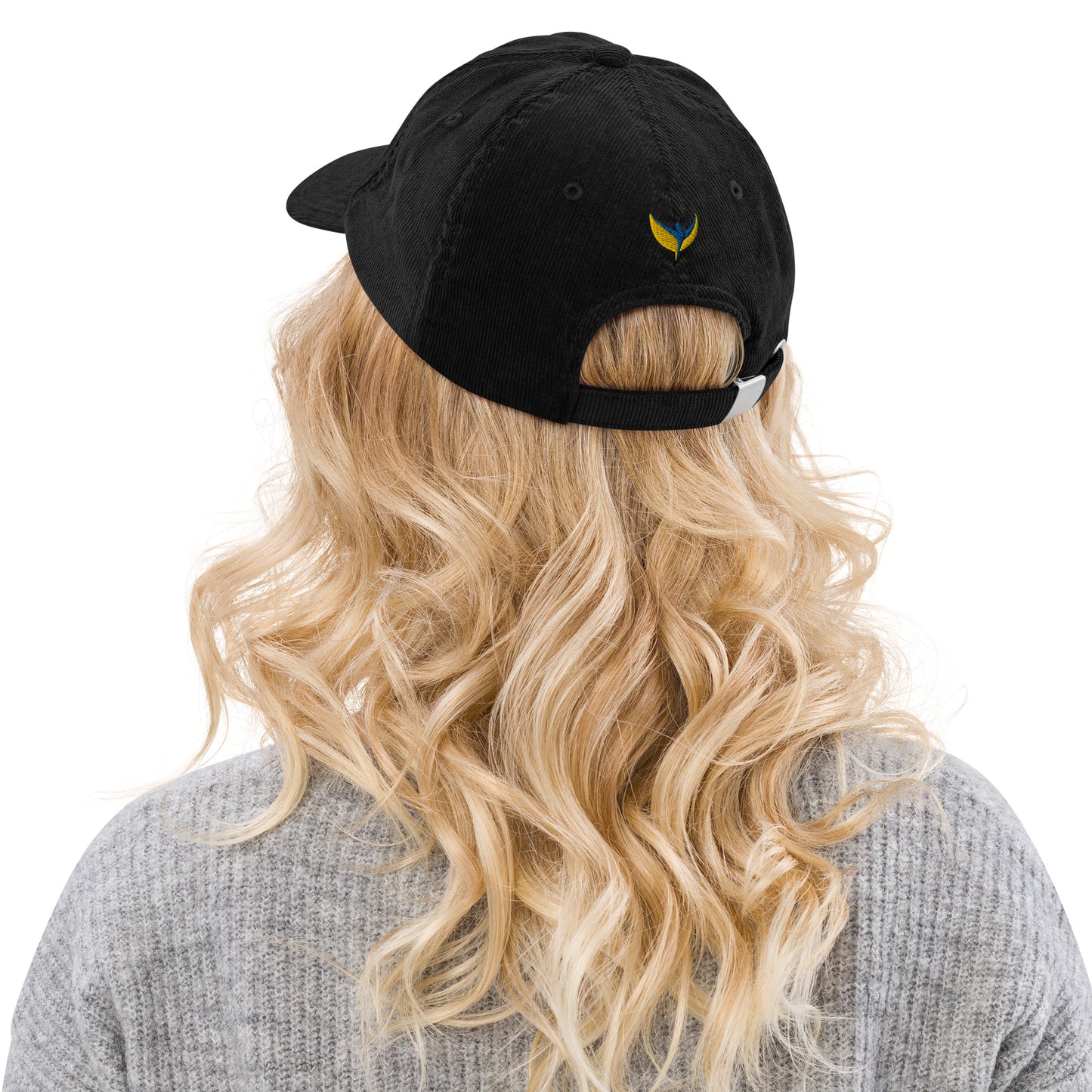 Premium Corduroy Hat / Cap - Embroidered Trident