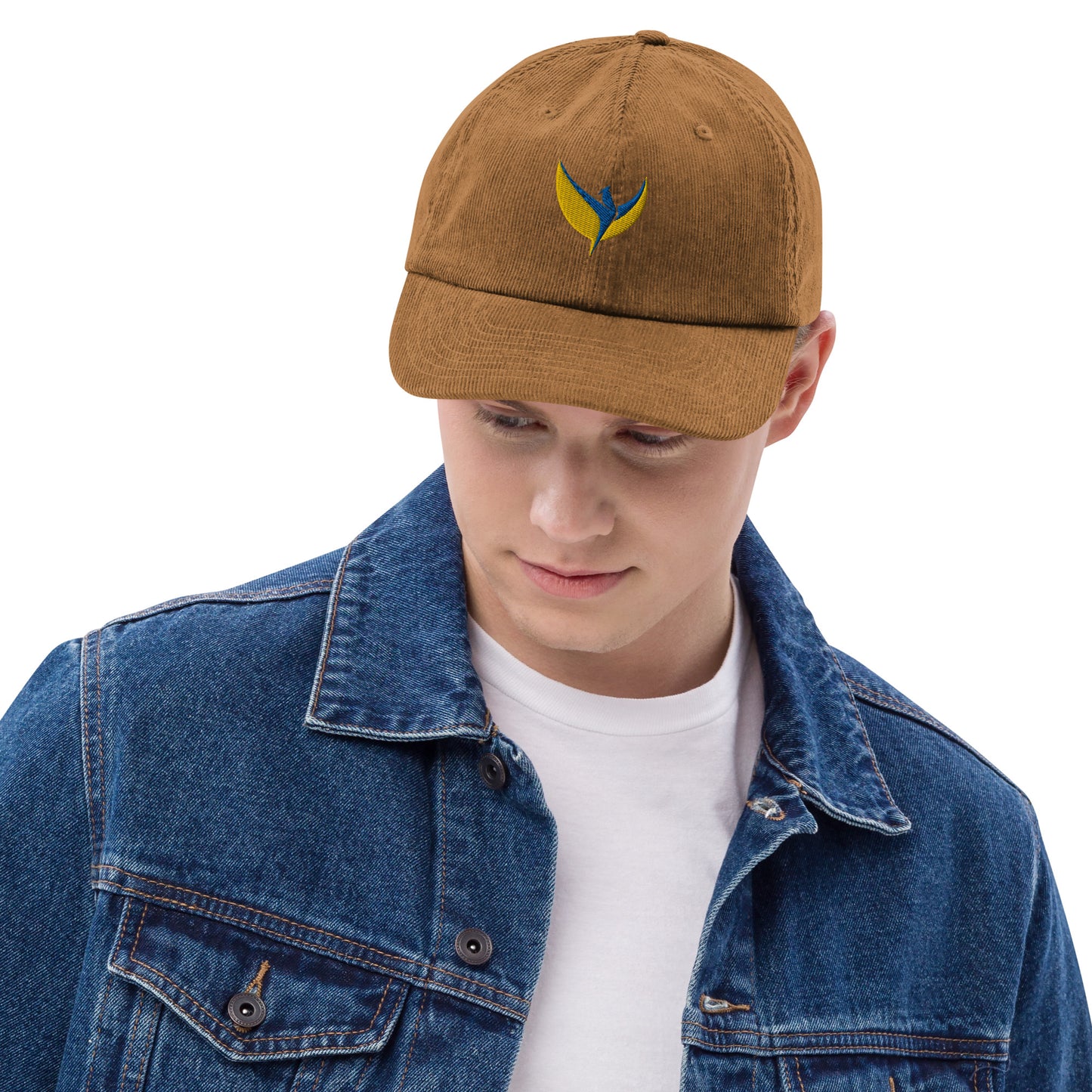 Premium Corduroy Hat / Cap - Embroidered Phoenix