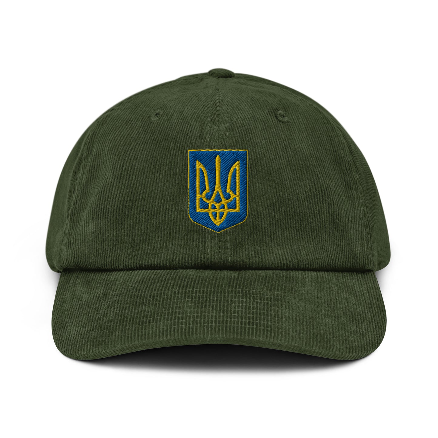 Premium Corduroy Hat / Cap - Embroidered Trident