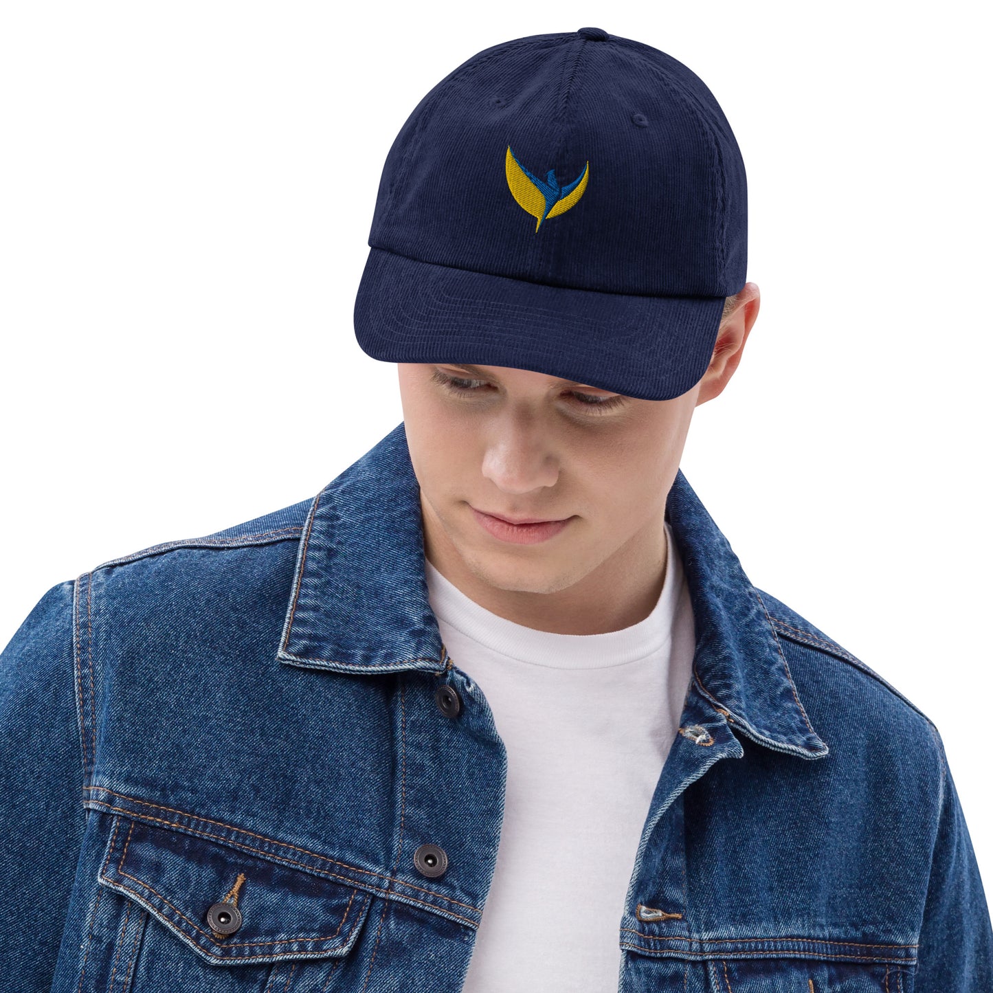Premium Corduroy Hat / Cap - Embroidered Phoenix