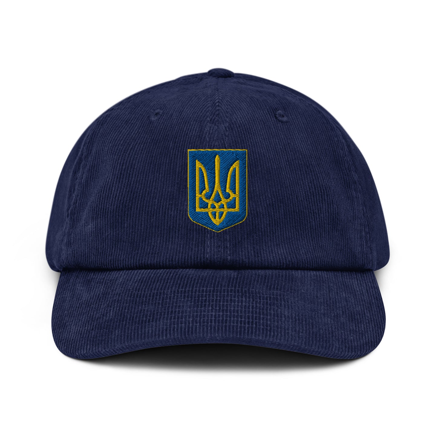 Premium Corduroy Hat / Cap - Embroidered Trident